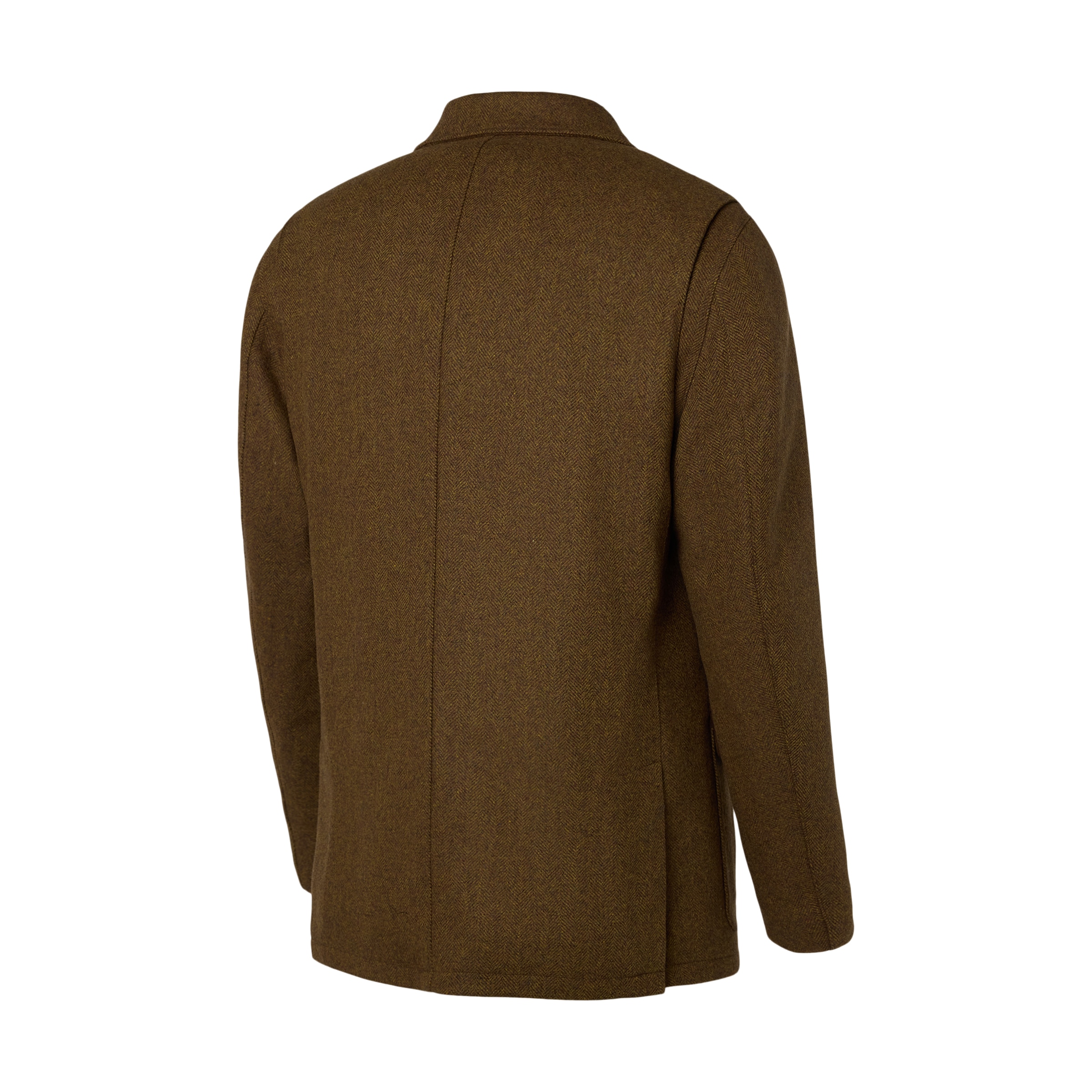 Casaco de Tweed Acolchoado Castanho-7