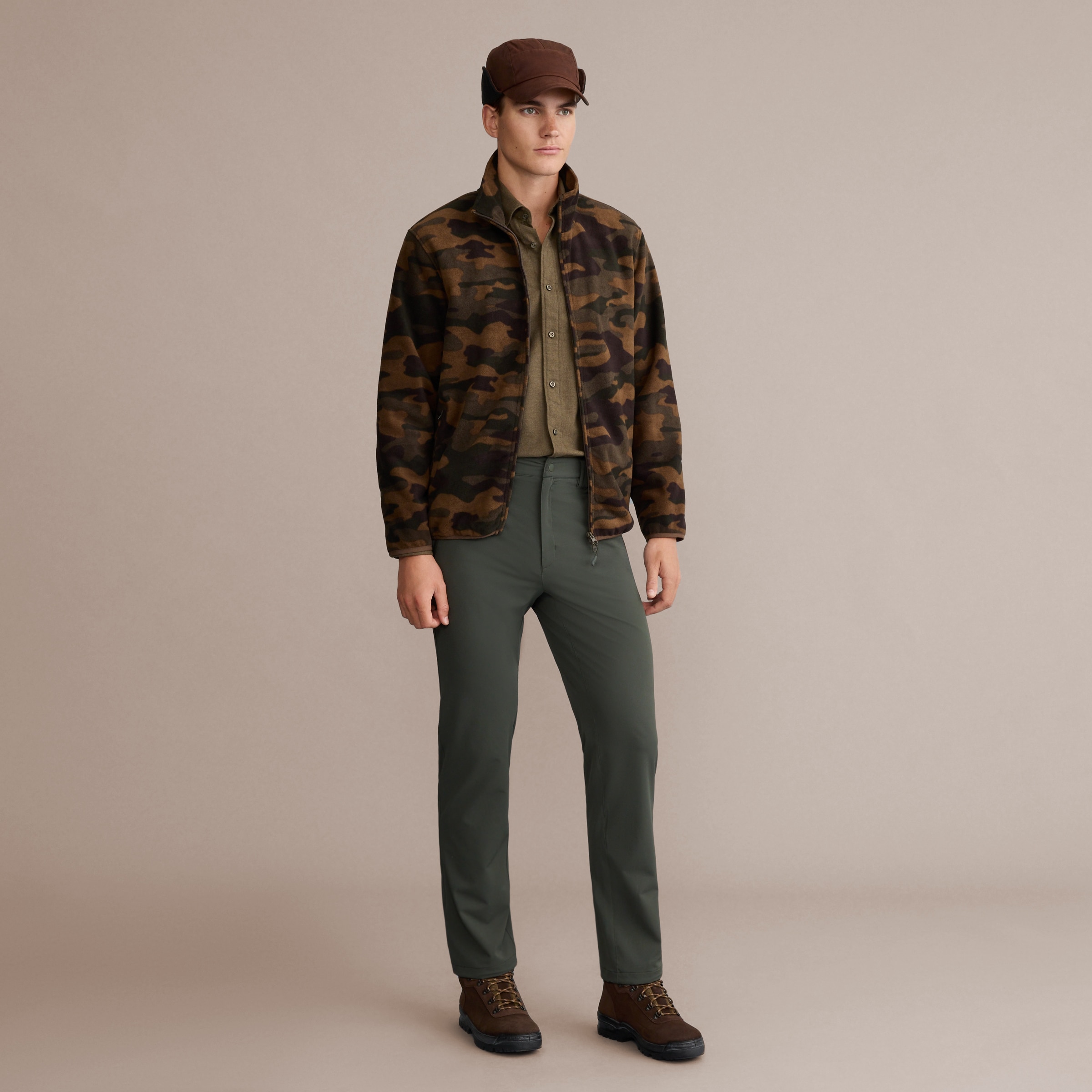 Blusão de Forro Polar Básico Camuflagem-3