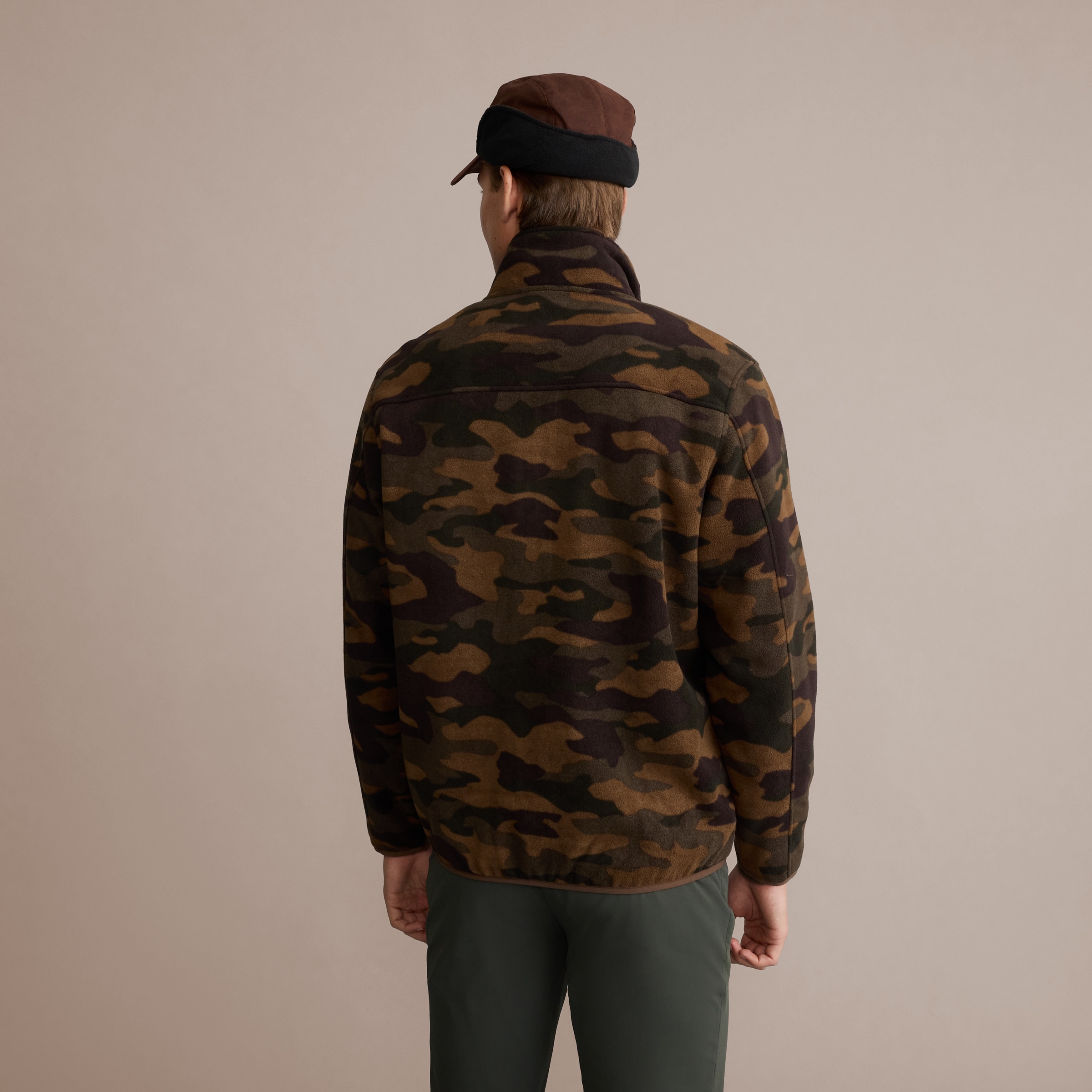 Blusão de Forro Polar Básico Camuflagem-4