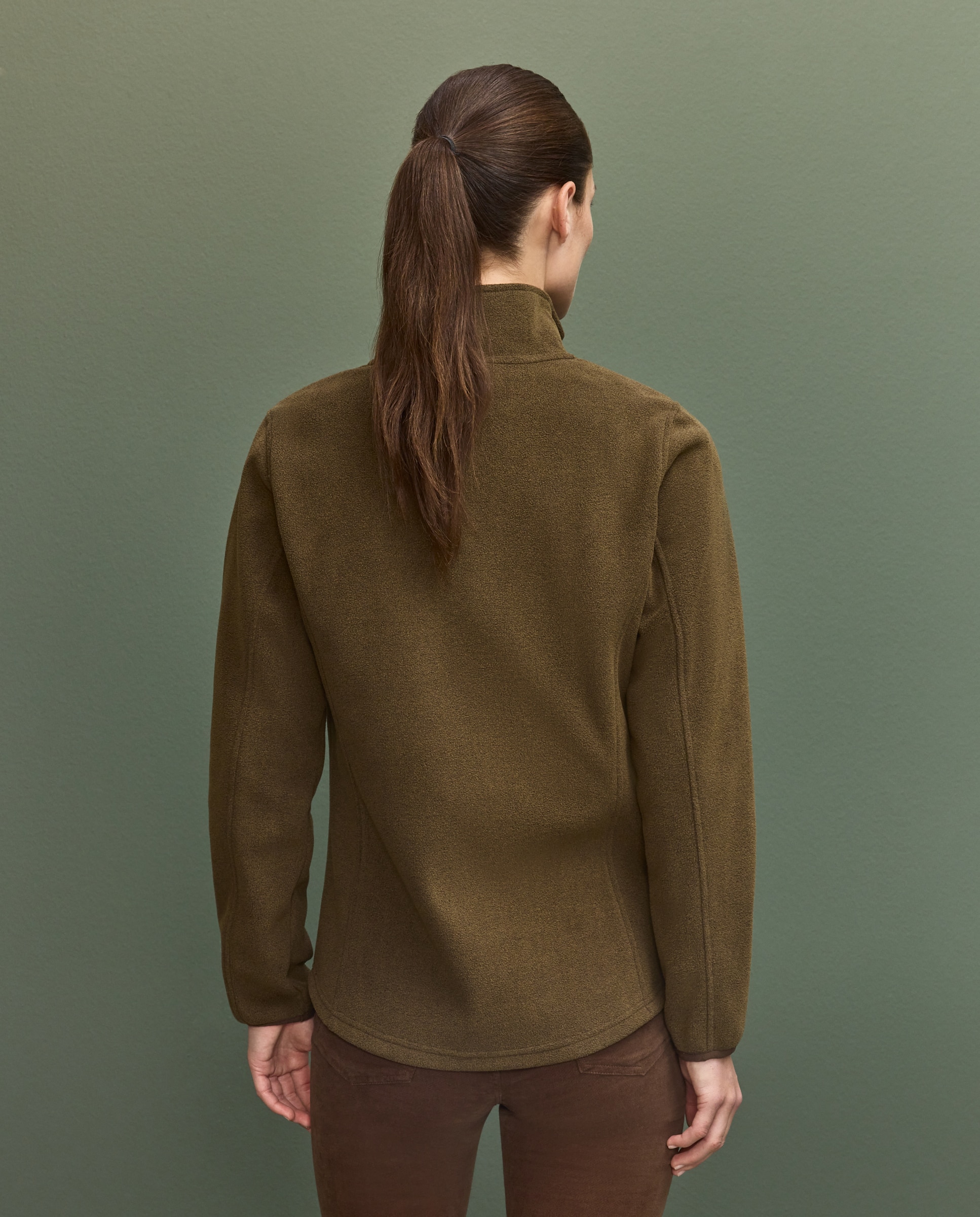 Imagen 3 de Cazadora polar básico de mujer - Marrón Marrón