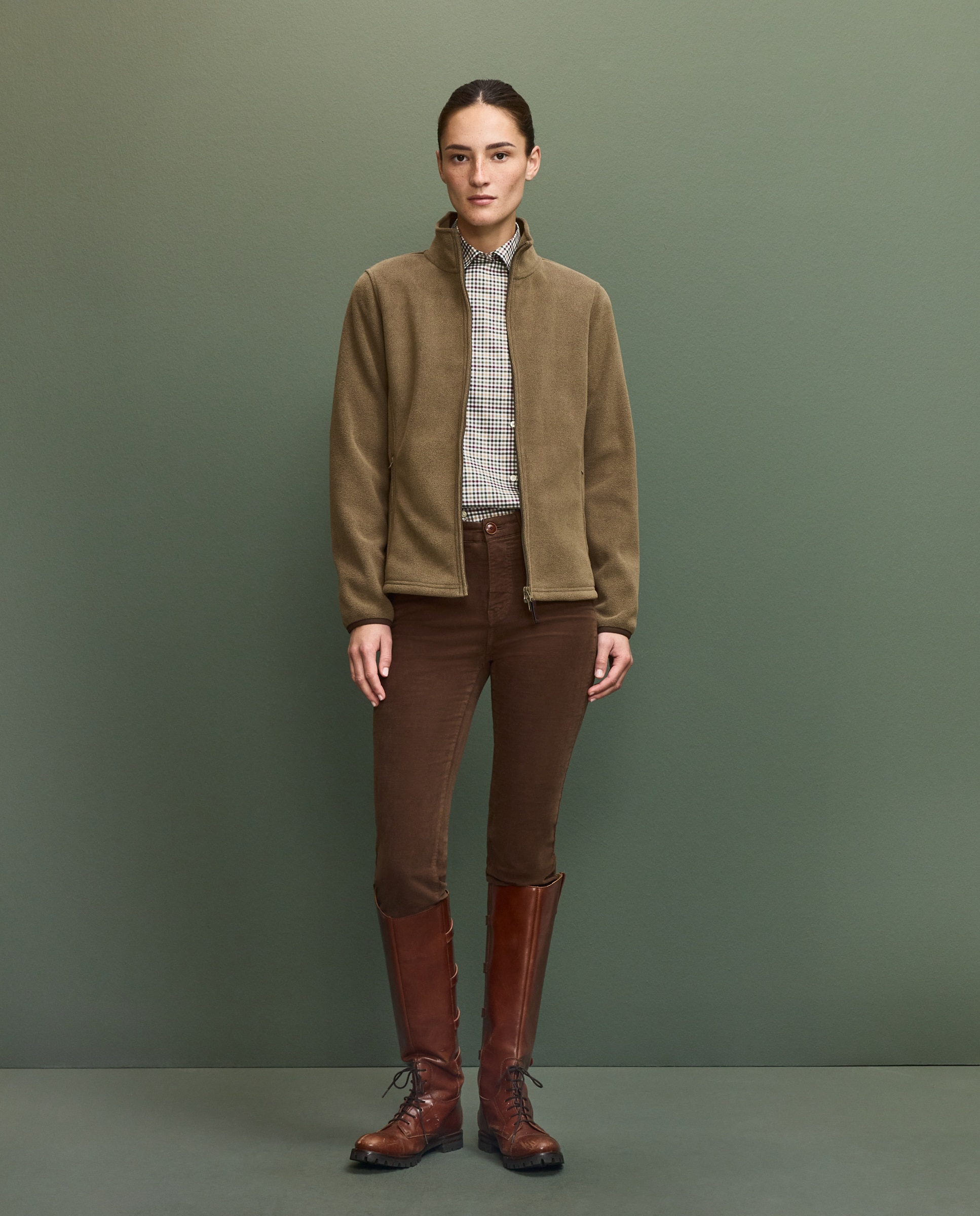 Imagen 2 de Cazadora polar básico de mujer - Beige Beige