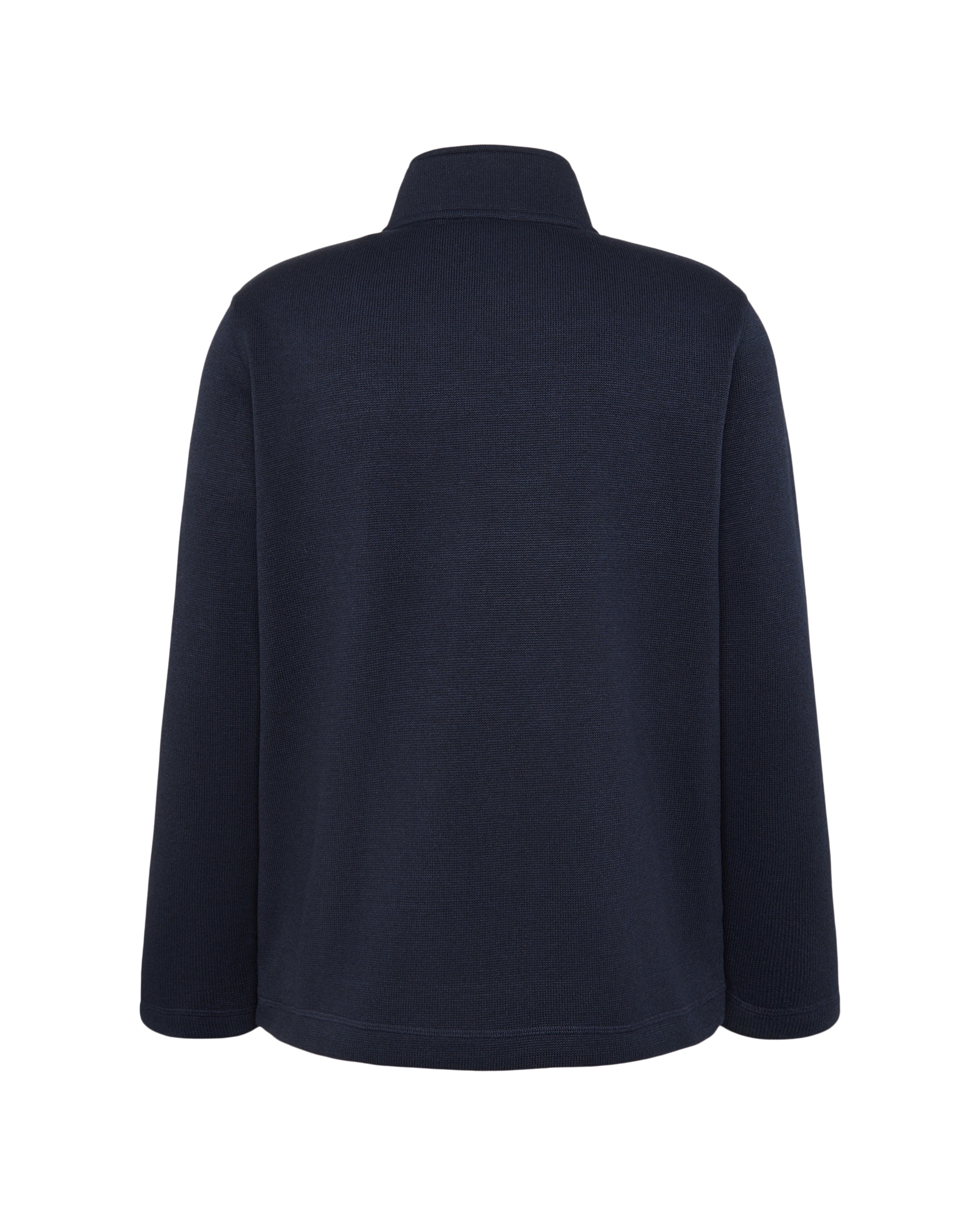 Blusão de Tricot e Forro Polar de Homem Azul-2