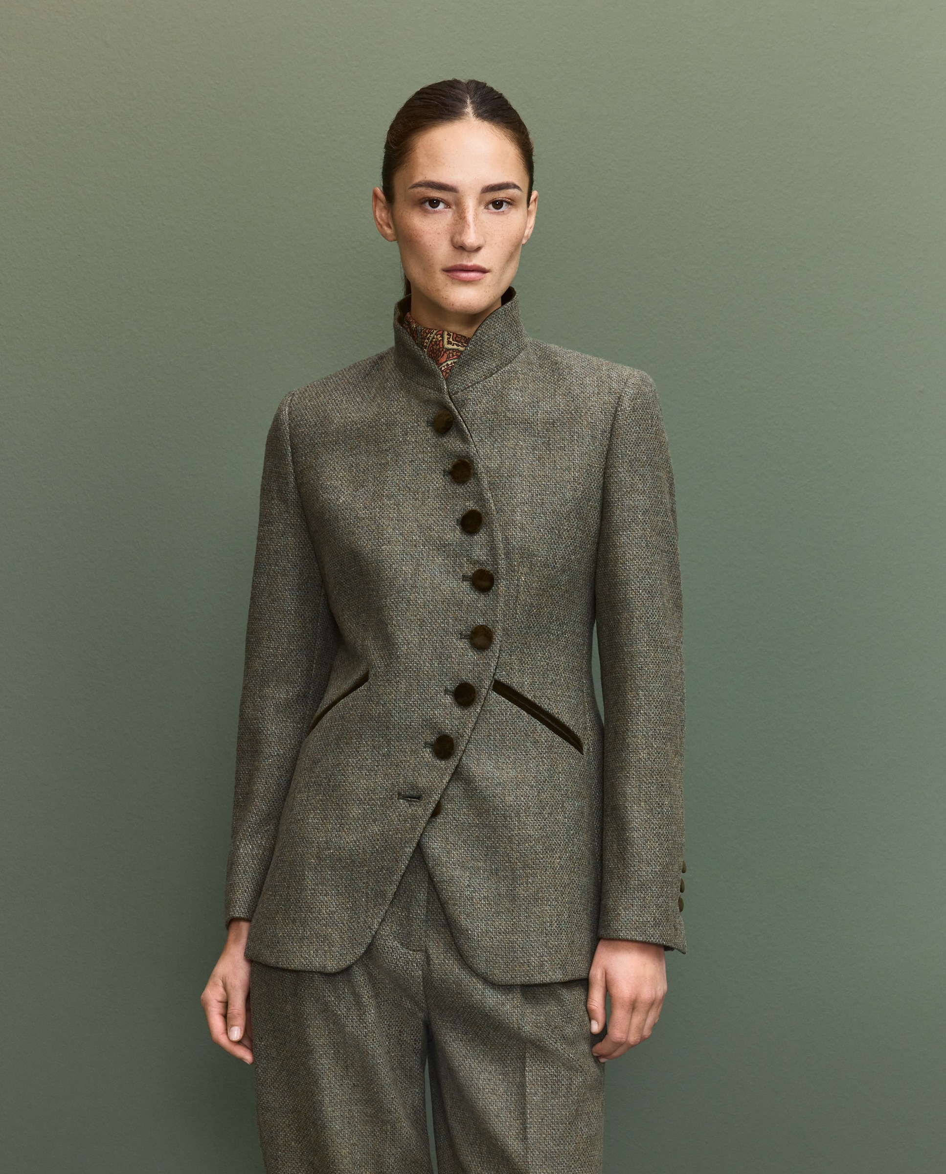Verhunt Chaqueta amazona de mujer Verde Agua