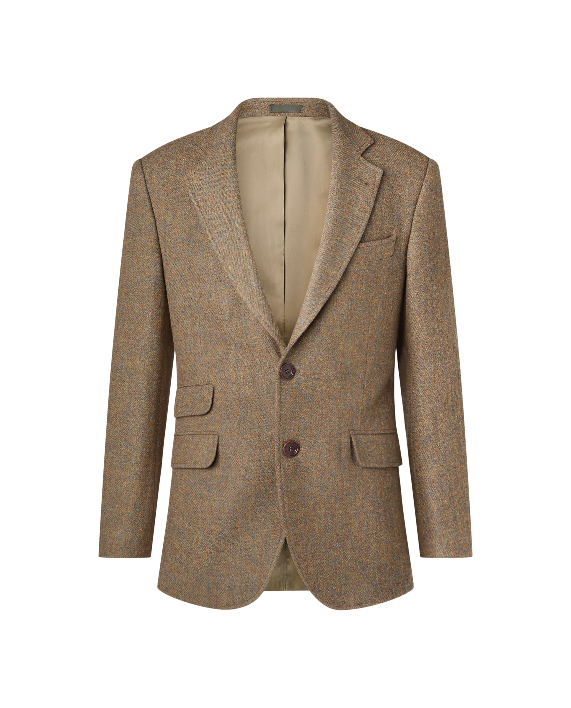 Chaqueta tweed clásica de hombre - Verde Verde-5