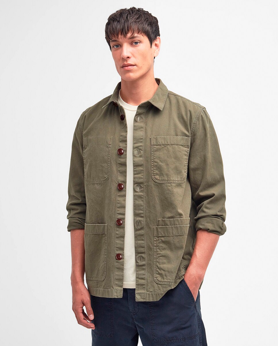 Imagen 0 de Camisa de hombre modelo chesterwood  de barbour Verde