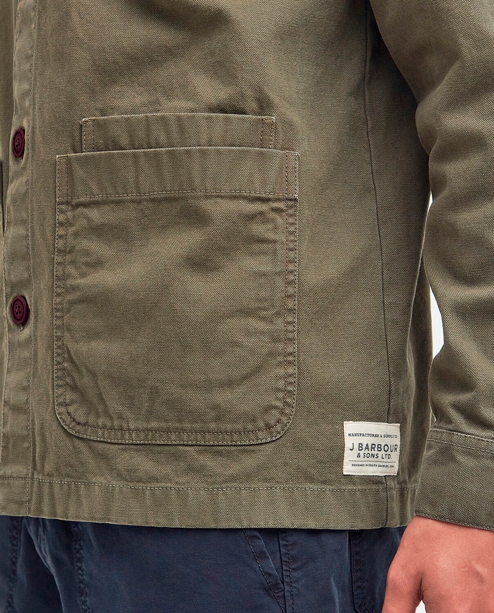 Imagen 4 de Camisa de hombre modelo chesterwood de barbour - Verde Verde