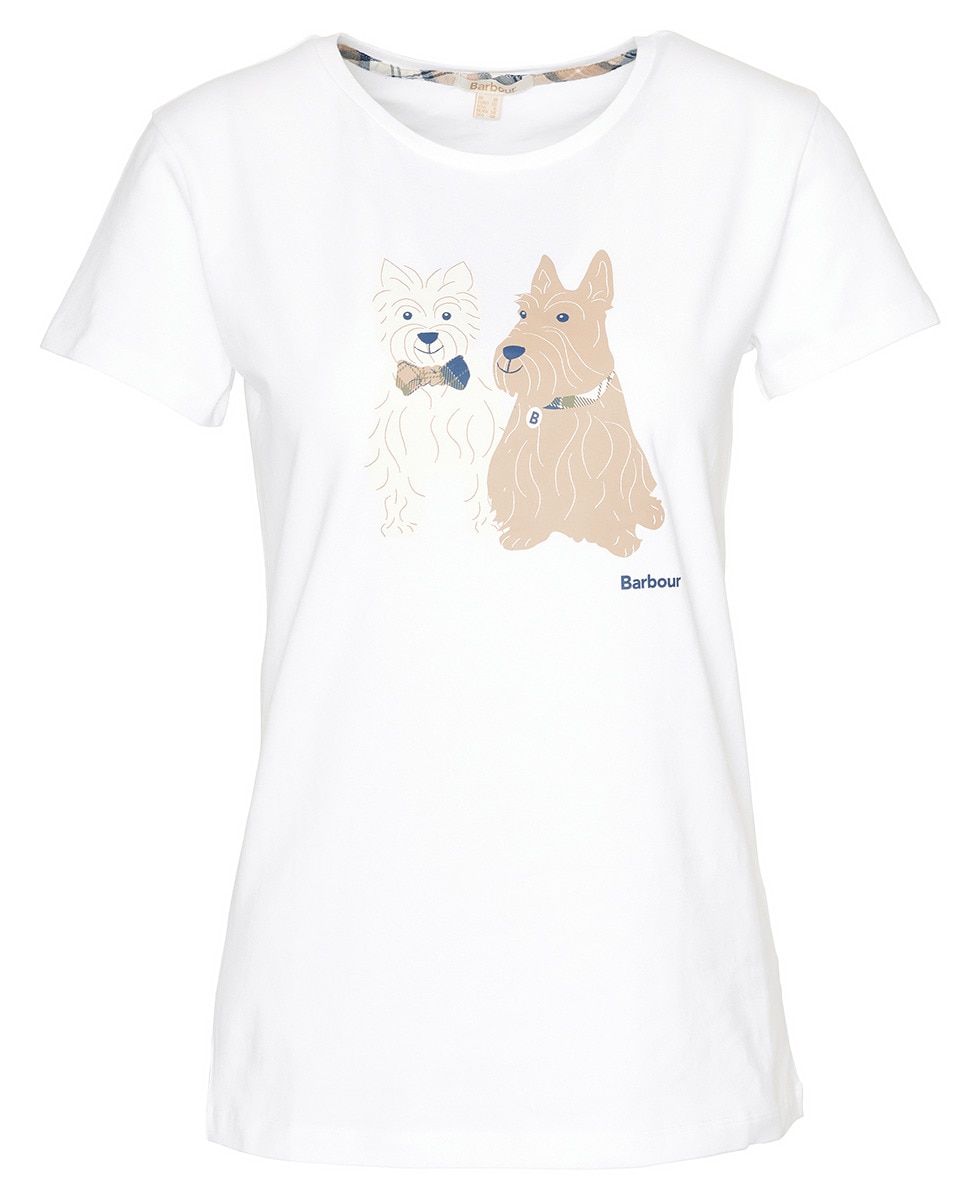 T-shirt de Mulher Highland Branco-5