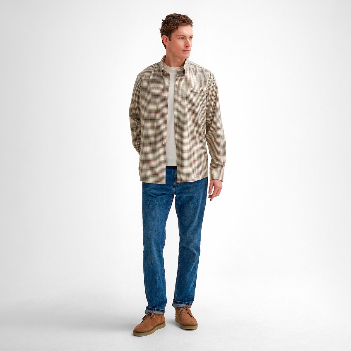 Casaco de Homem Henderson Regular Thermo Weaver Branco-6