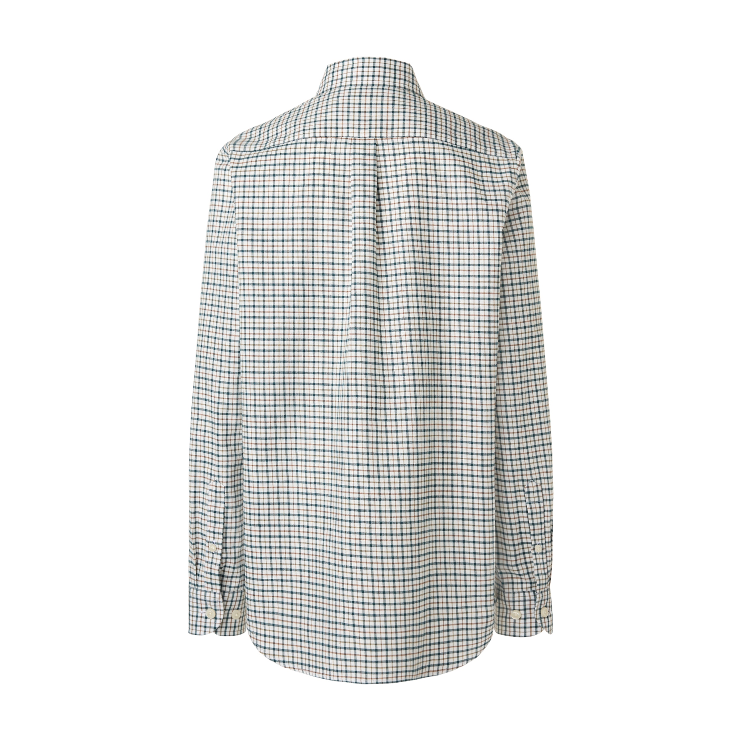 Camisa aos Quadrados de Menino Azul-6