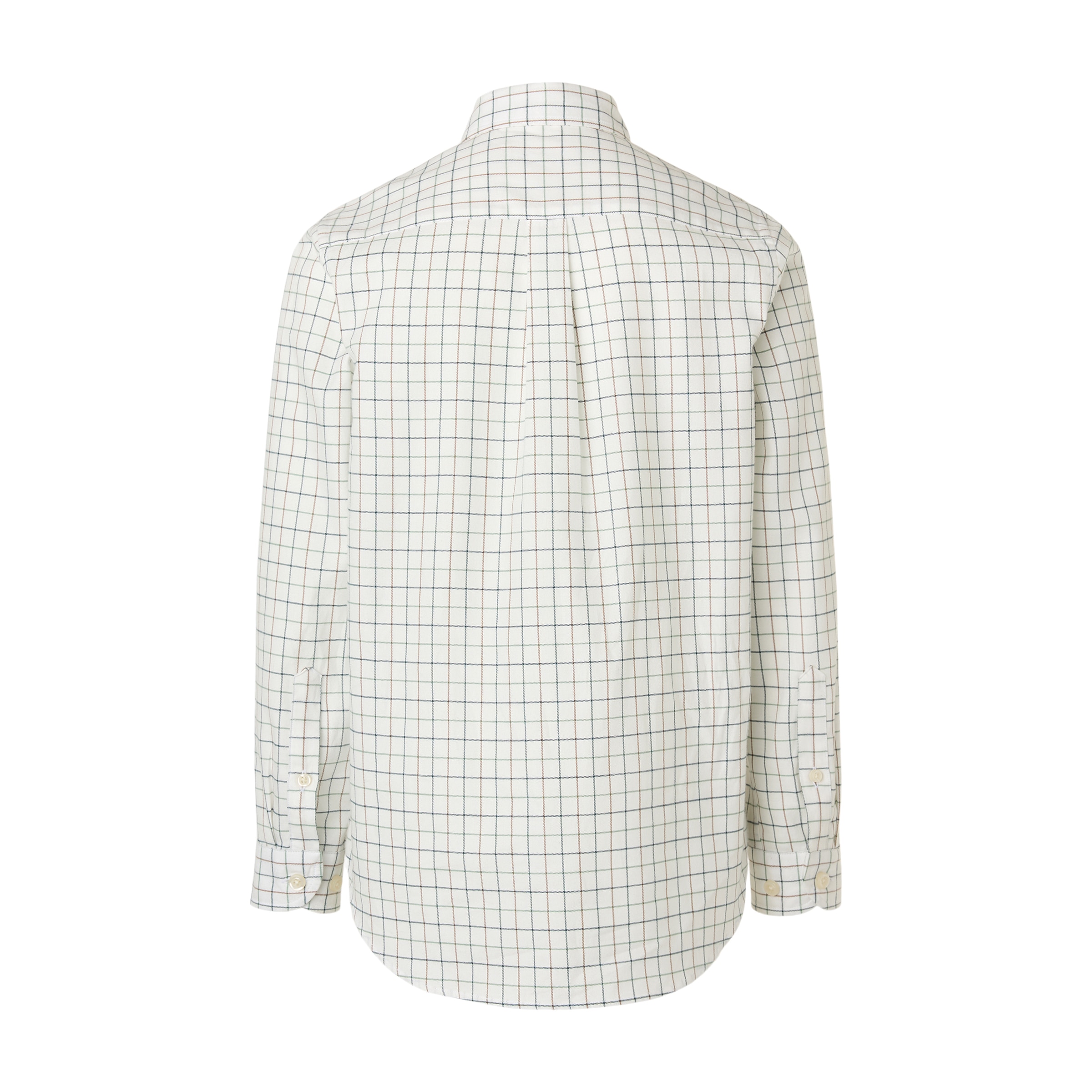 Camisa de Menino aos Quadrados Grandes com Fundo Claro Azul-6