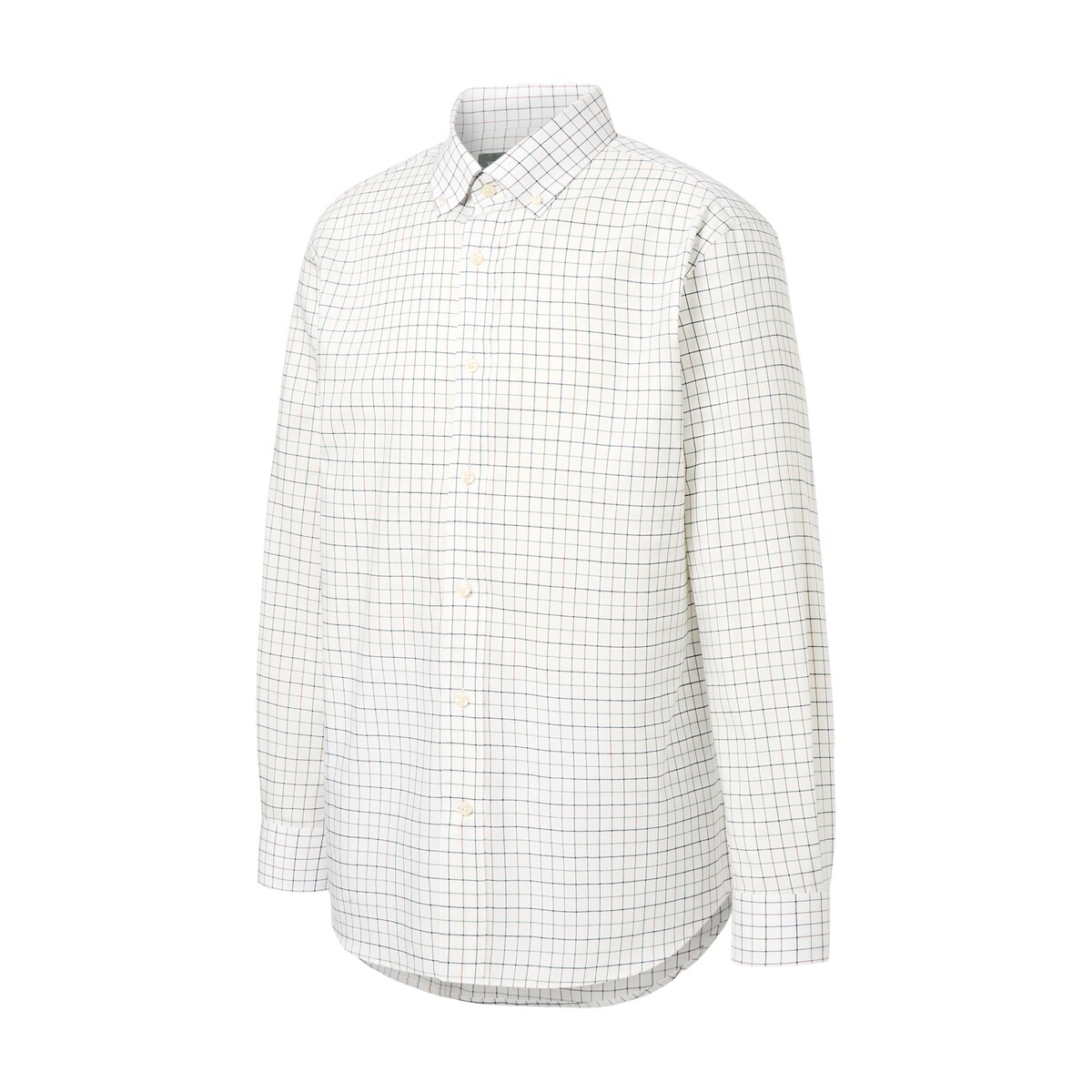 Camisa de Homem aos Quadrados Grandes com Fundo Claro Azul-5