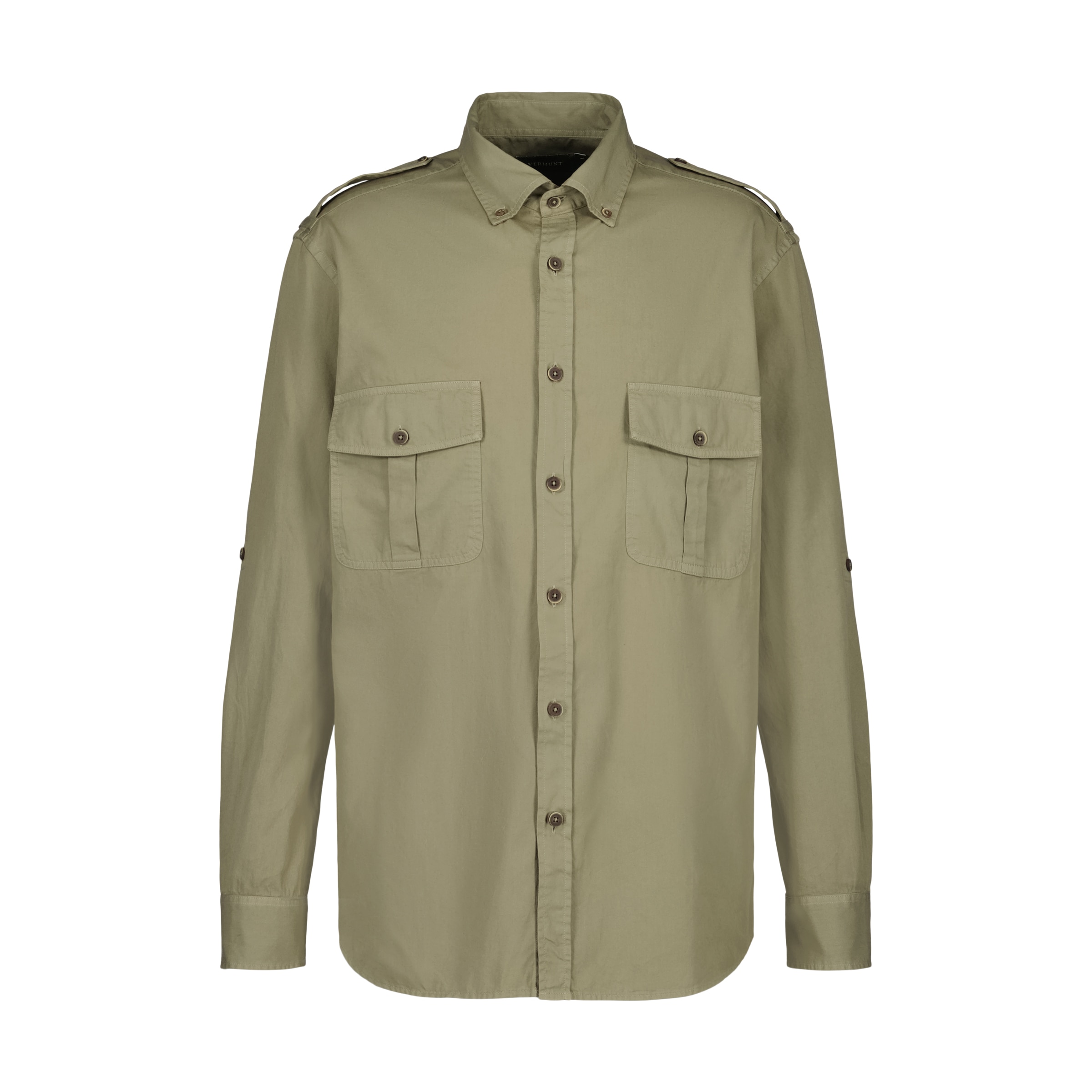 Camisa safari de hombre - Kaki Kaki-5