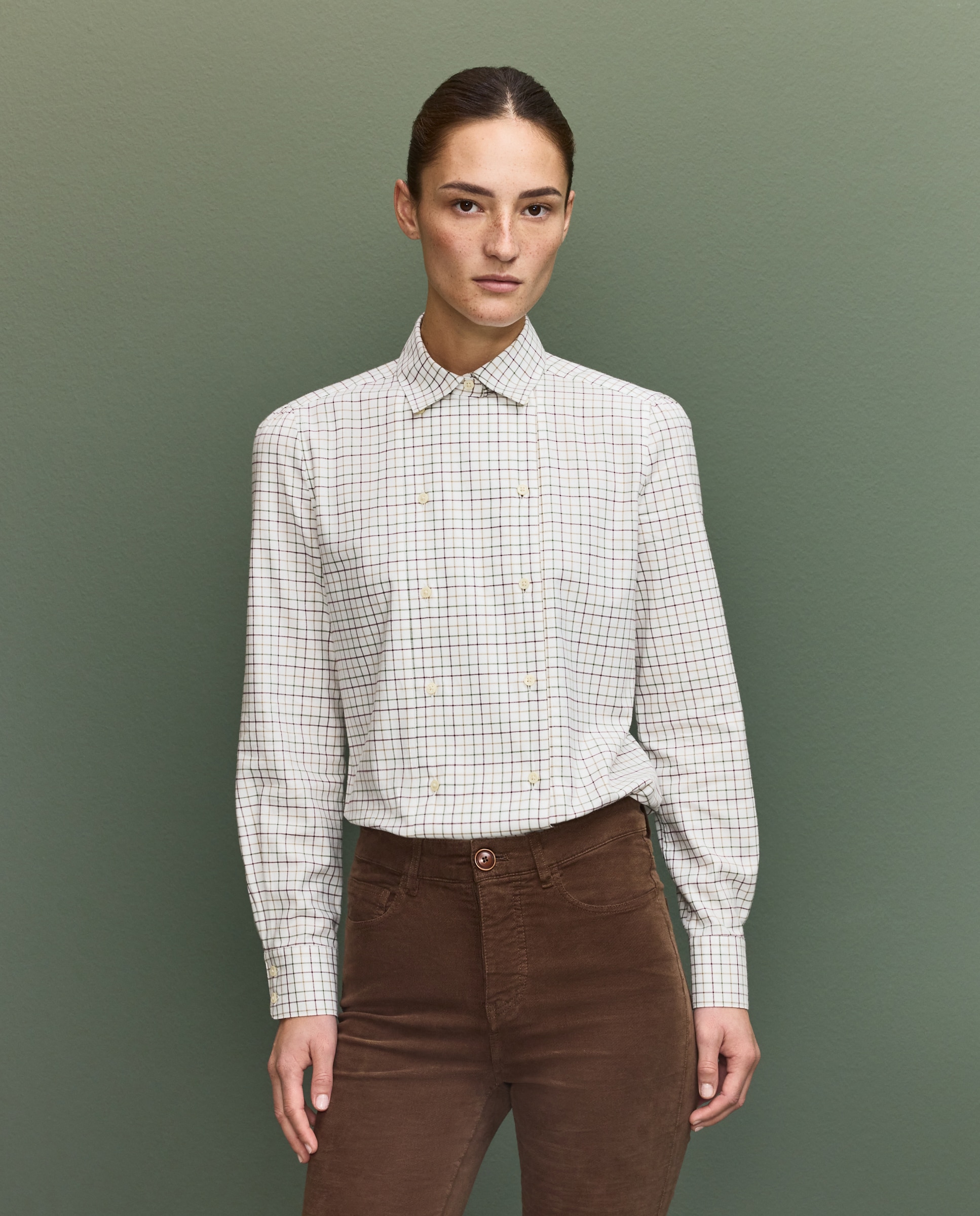 Verhunt Camisa básica mujer Granate