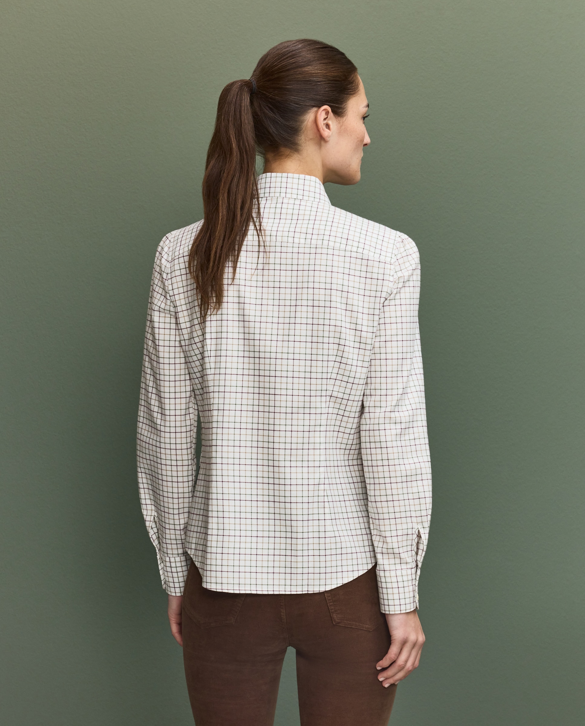Camisa básica mujer - Granate Granate-3