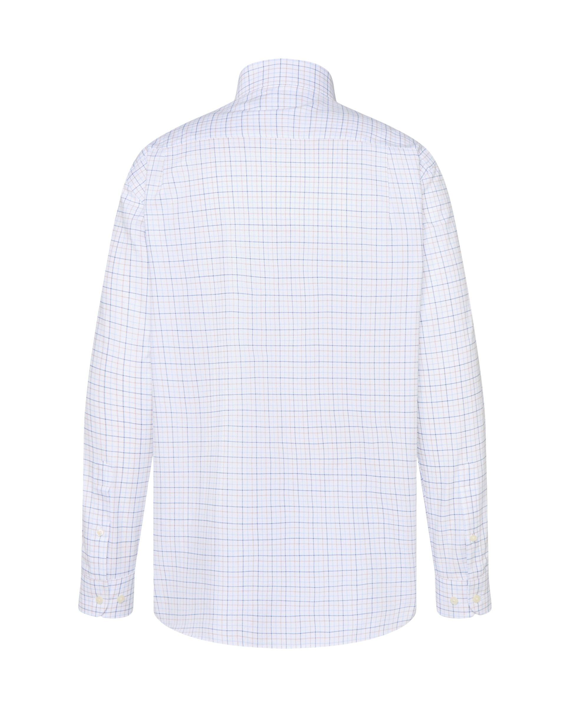 Camisa cuadro mediano hombre - Azul Azul-5