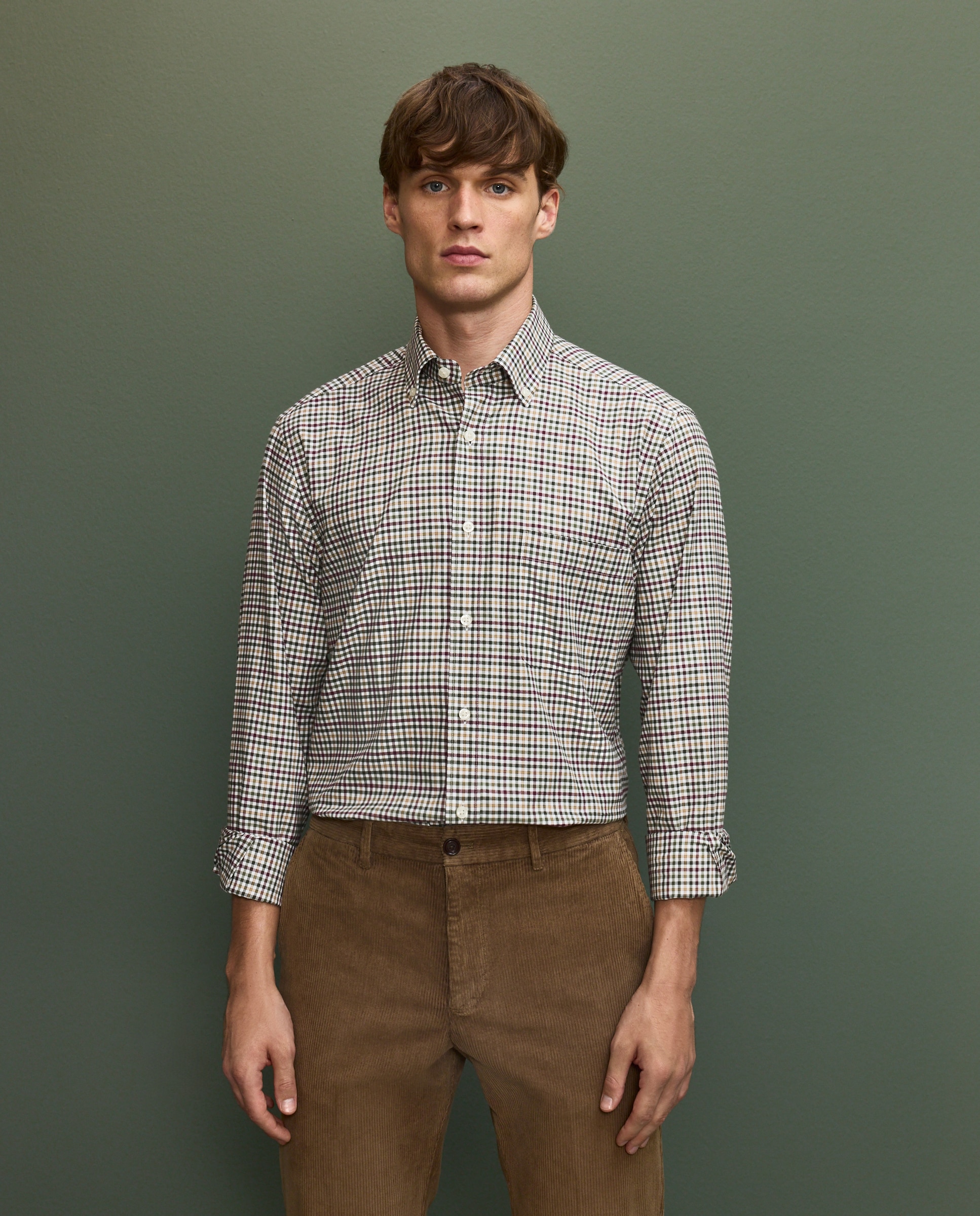 Camisa multicuadro hombre - Multicolor Multicolor-1