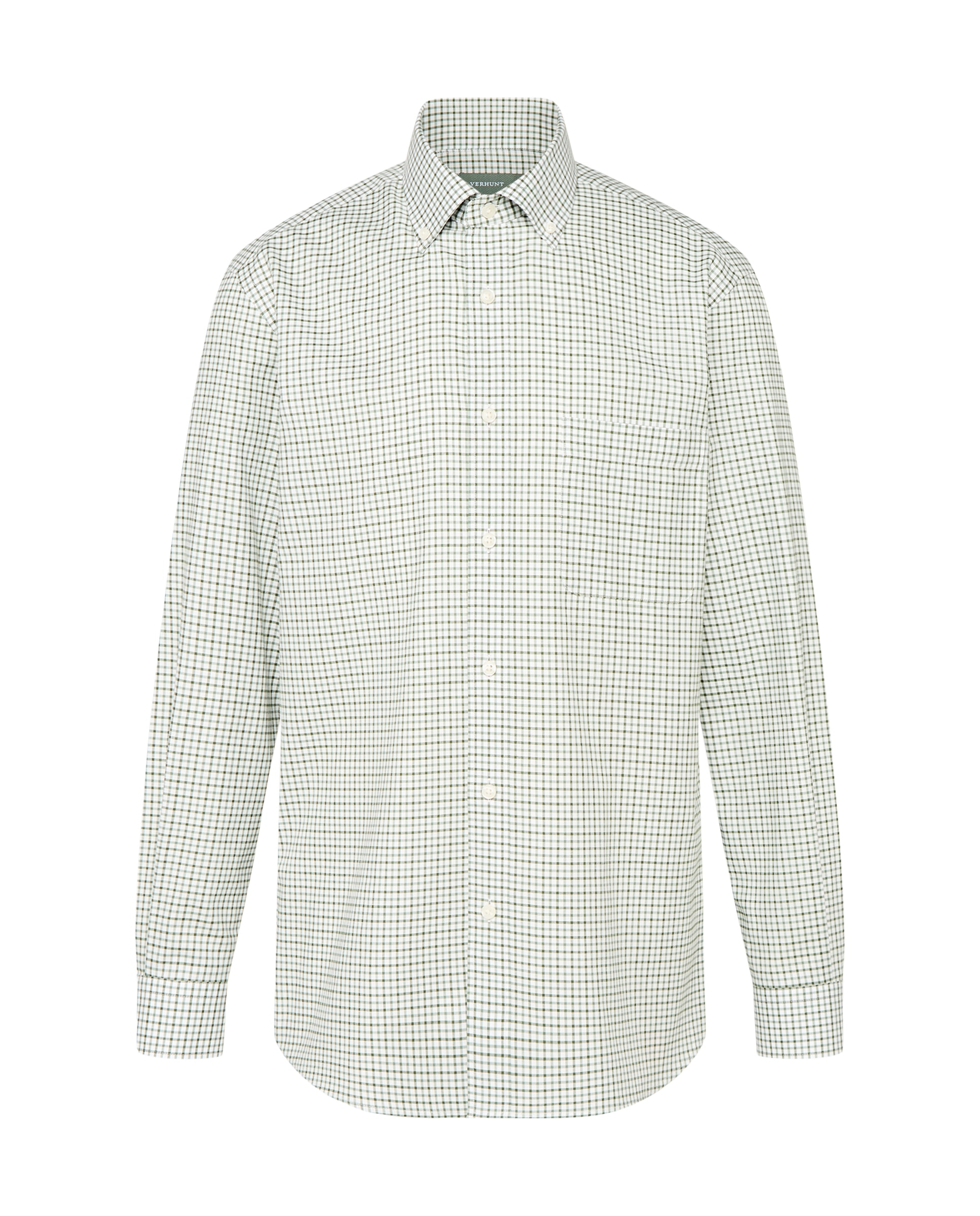 Camisa cuadro bicolor hombre - Verde Verde-4