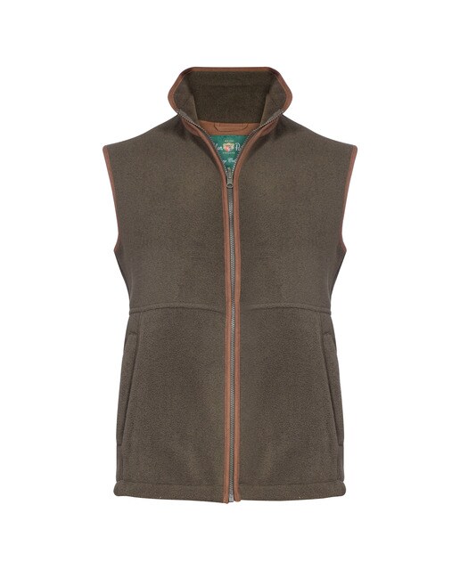 Colete de Homem Aylsham com Forro Polar Verde-1