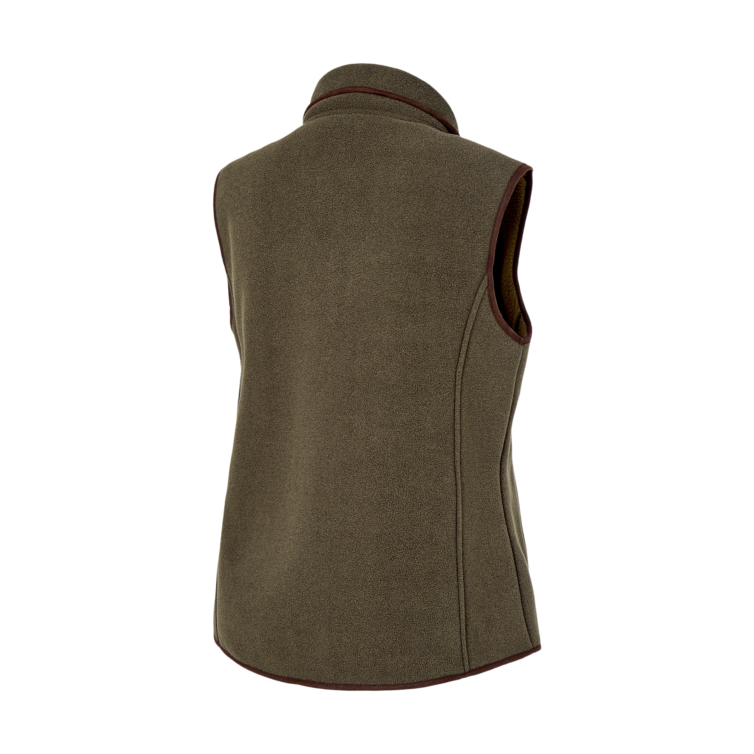 Colete com Forro Polar Top de Mulher Verde-7