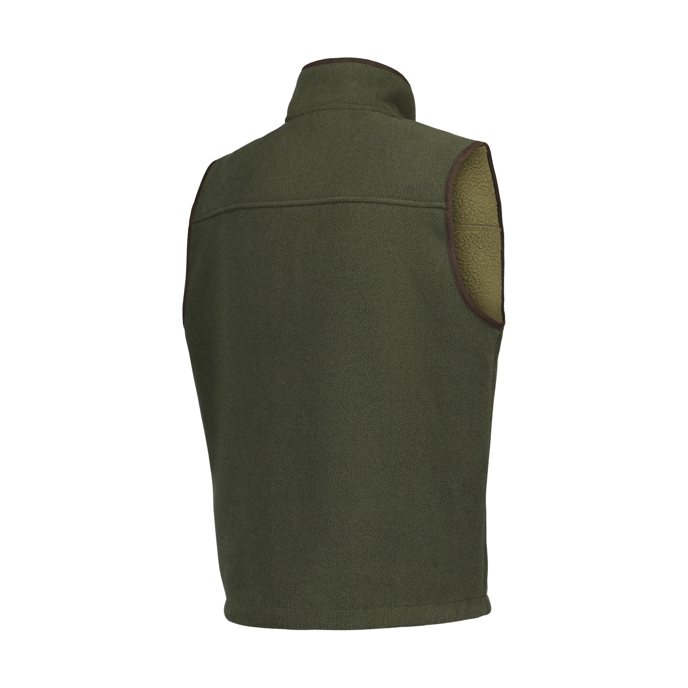 Colete Top de Homem com Forro Polar Verde-militar-6