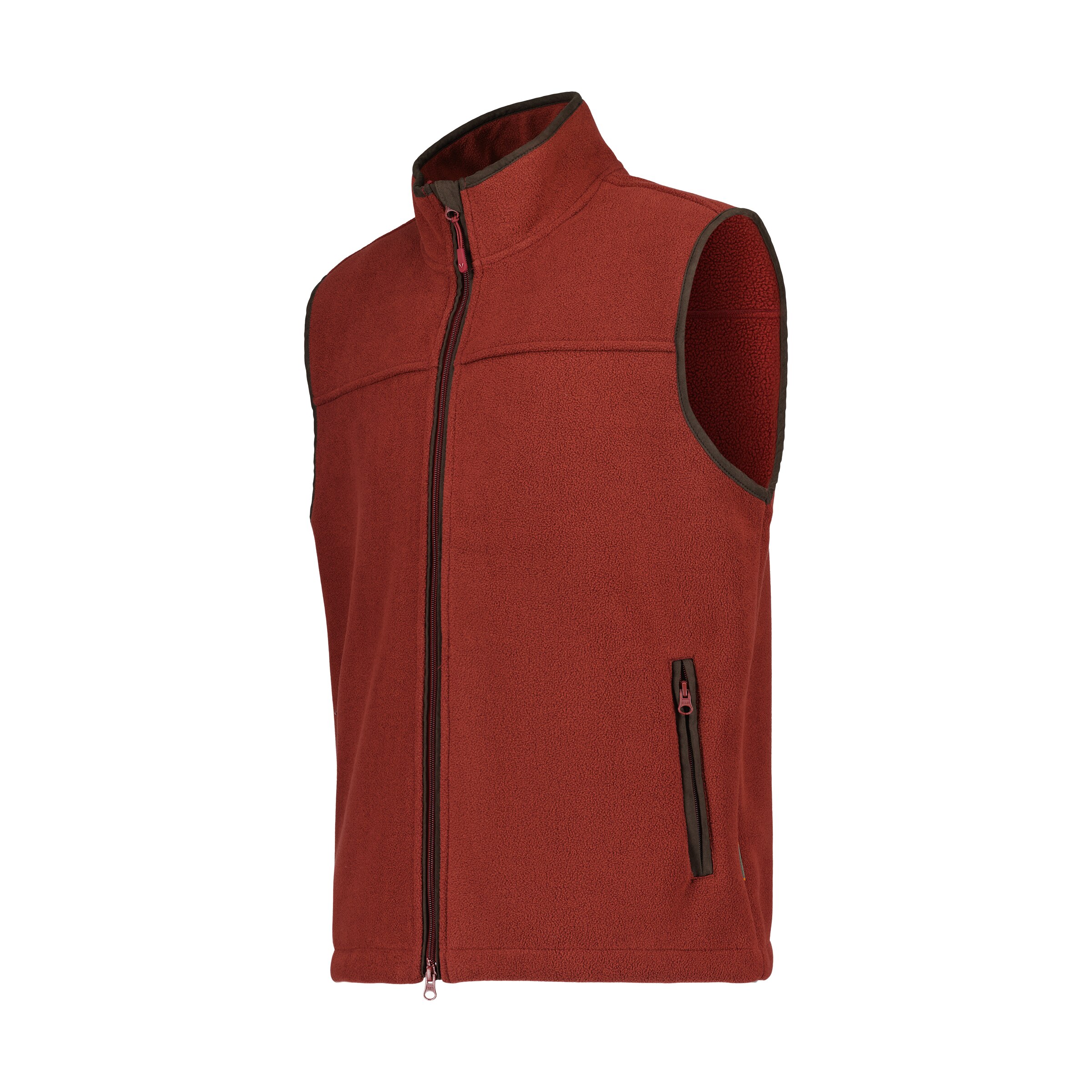 Colete Top de Homem com Forro Polar Verde-militar-5