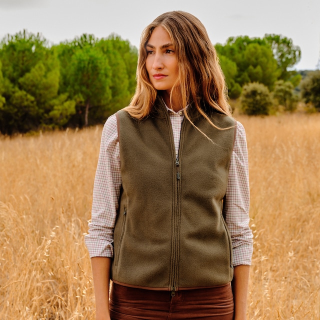 Imagen 0 de Chaleco polar básico de mujer