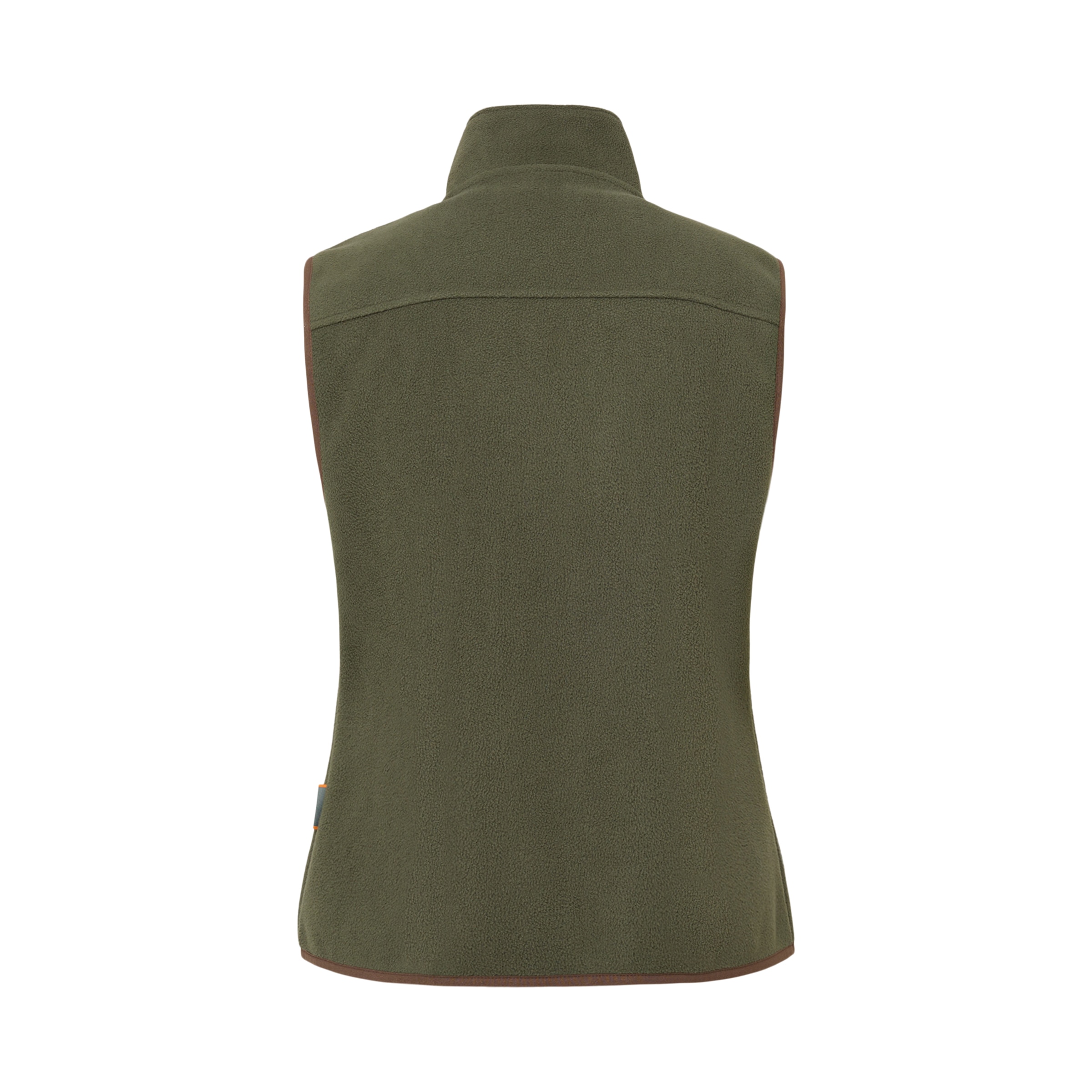 Colete Básico de Mulher com Forro Polar Verde-6