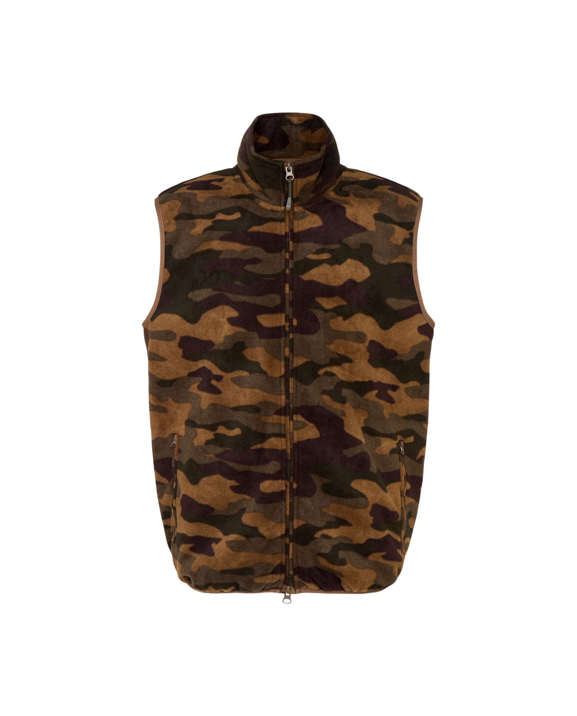 Colete Polar Básico de Homem Camuflagem-5