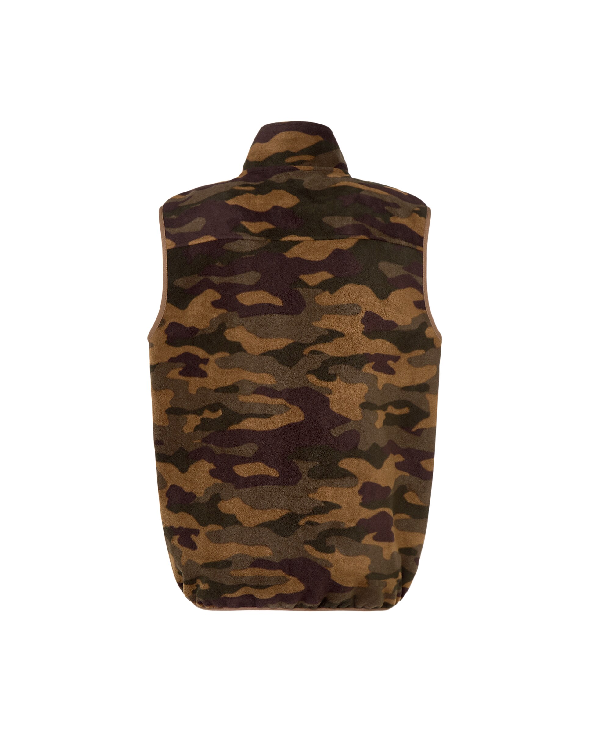 Colete Polar Básico de Homem Camuflagem-6