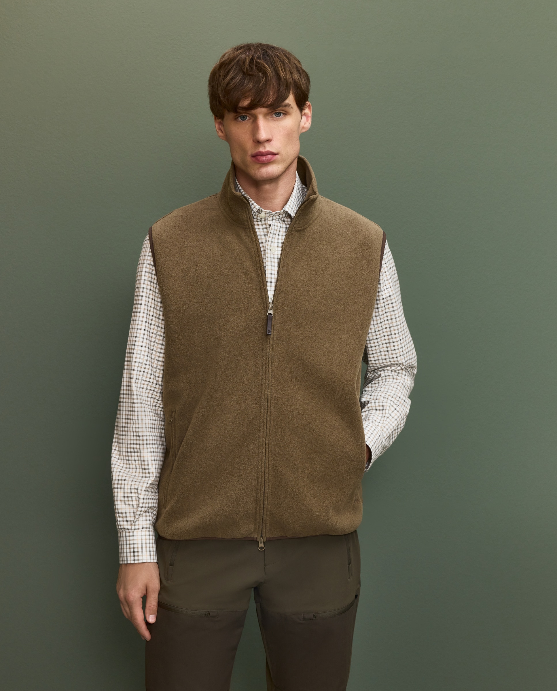 Imagen 1 de Chaleco polar básico de hombre - Beige Beige