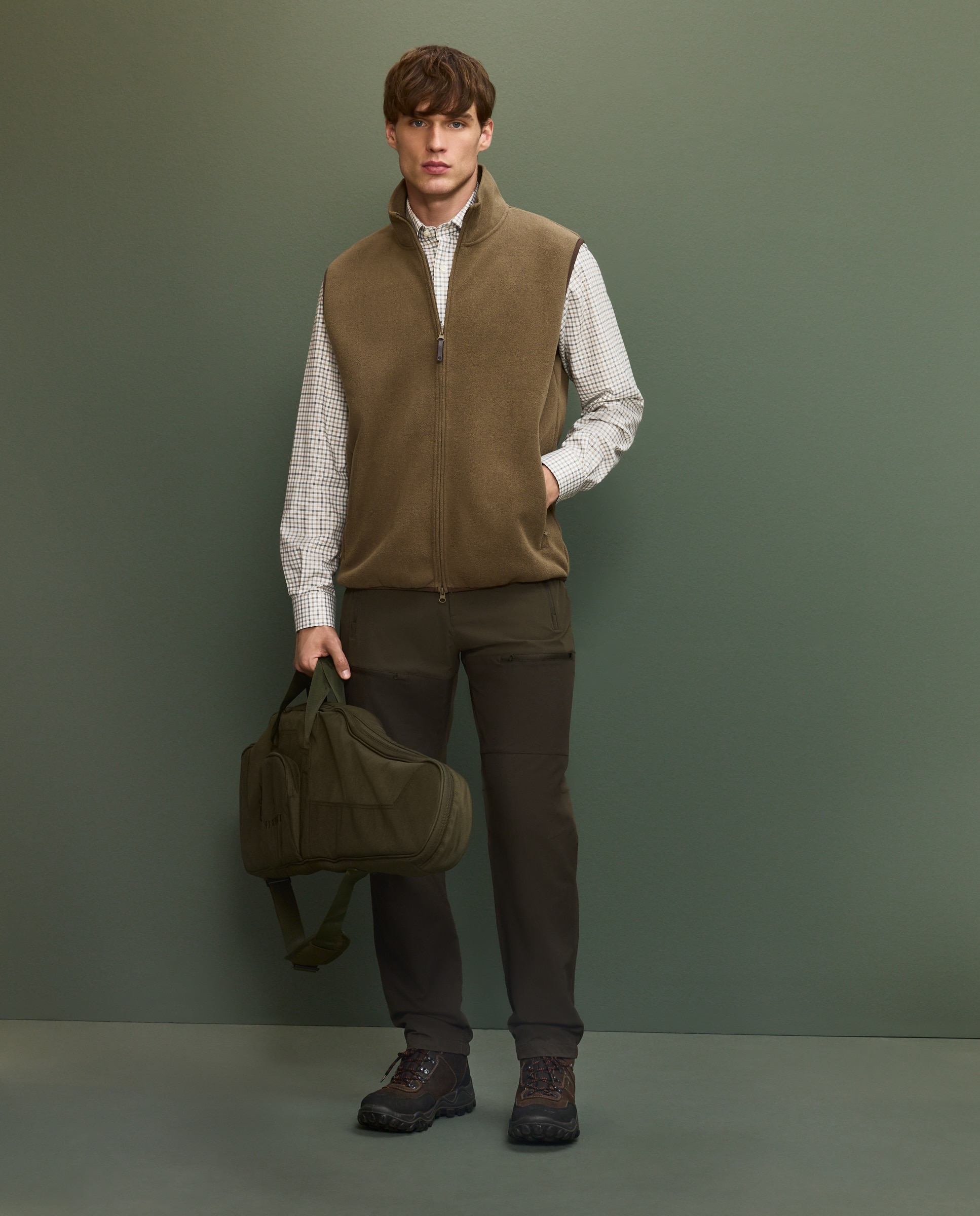 Imagen 2 de Chaleco polar básico de hombre - Beige Beige