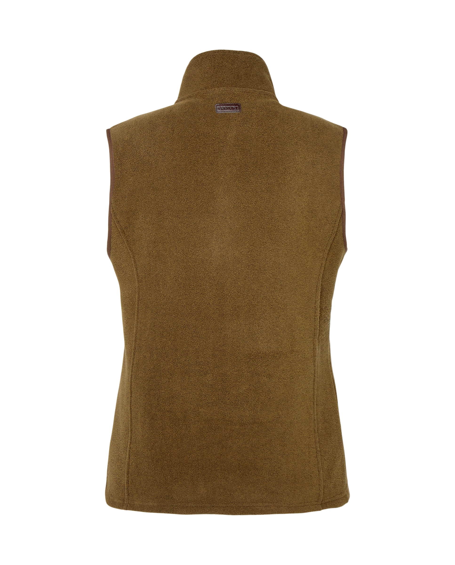 Chaleco polar básico de mujer - Marrón Marrón-5