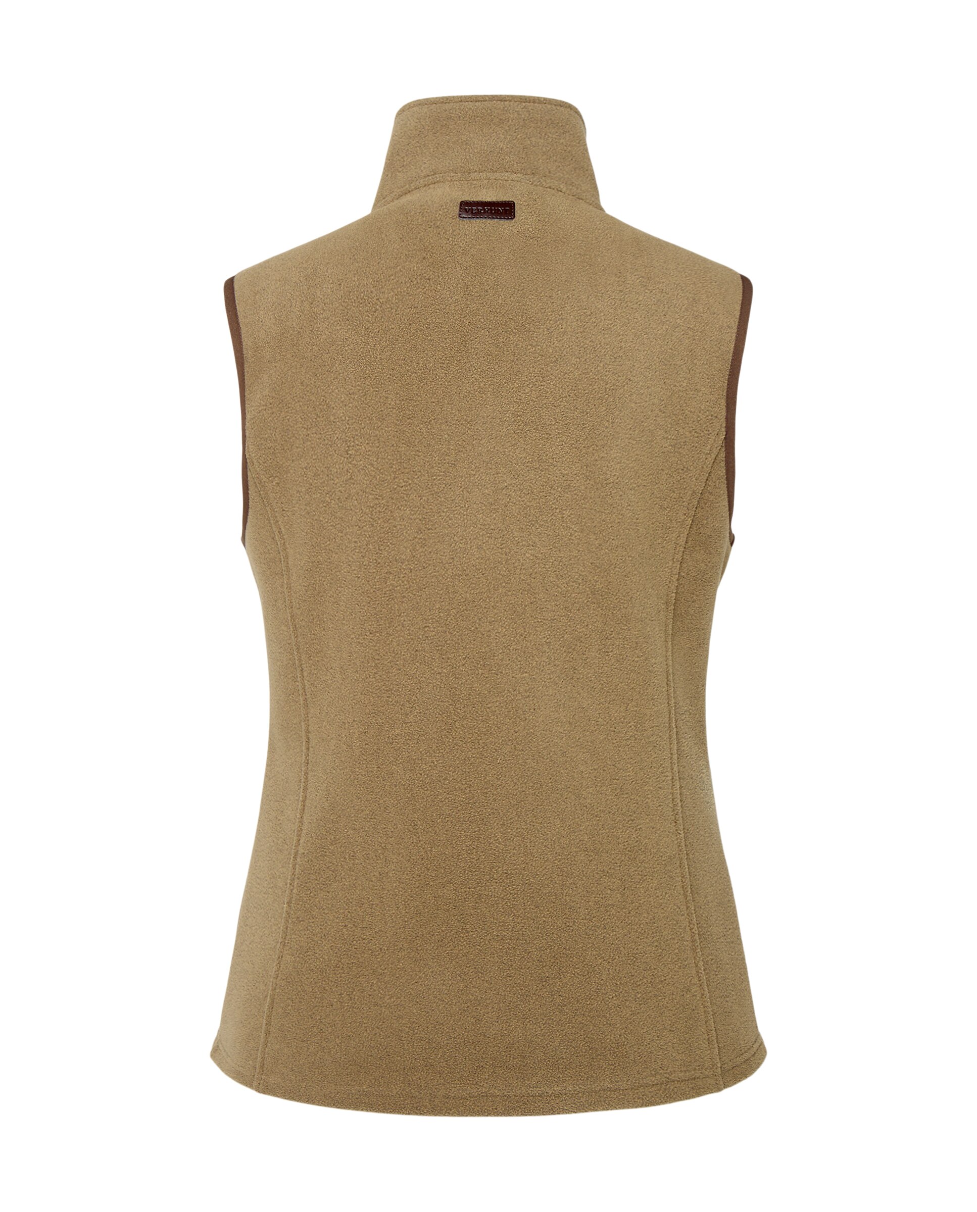 Chaleco polar básico de mujer - Beige Beige-5