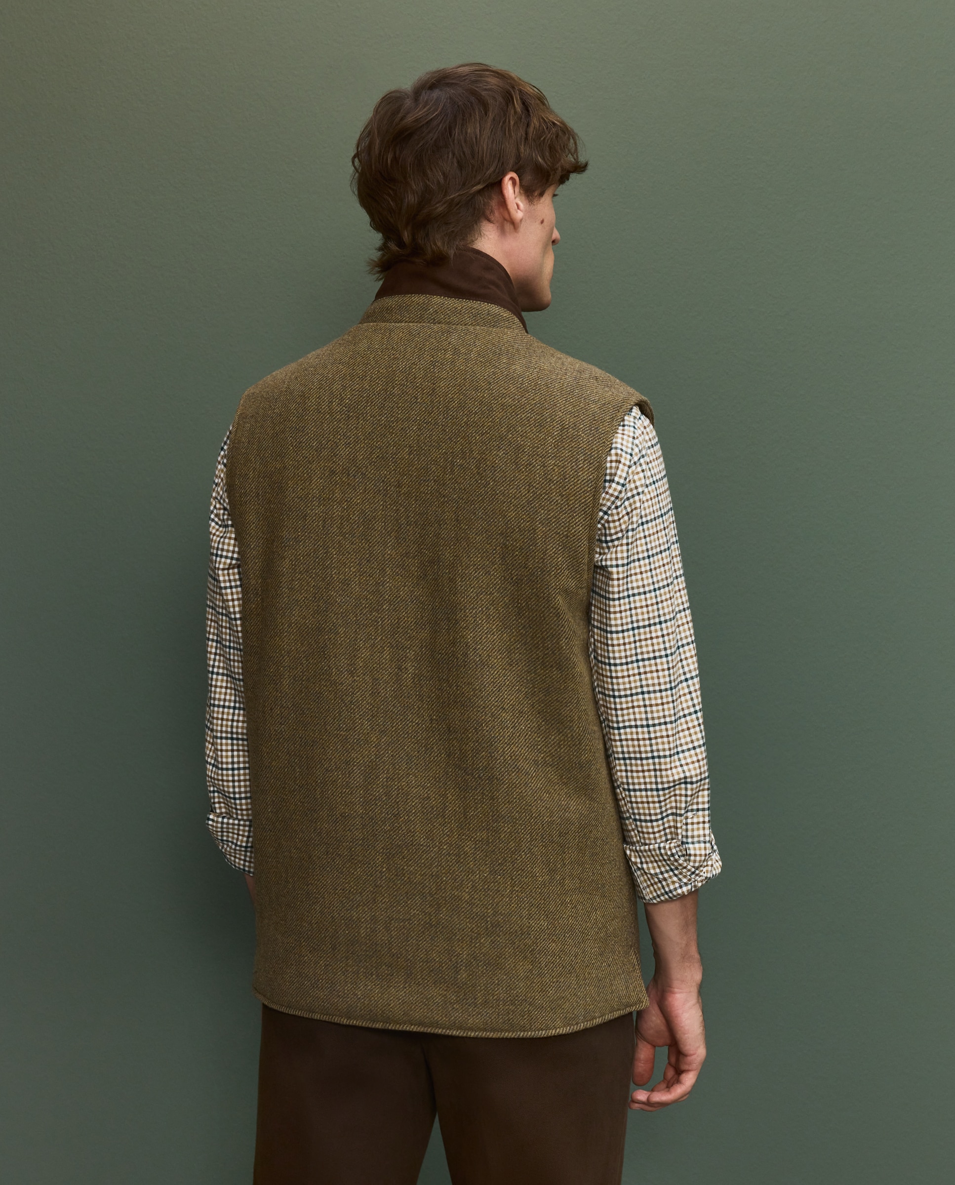 Imagen 3 de Chaleco lanero hombre - Verde Verde