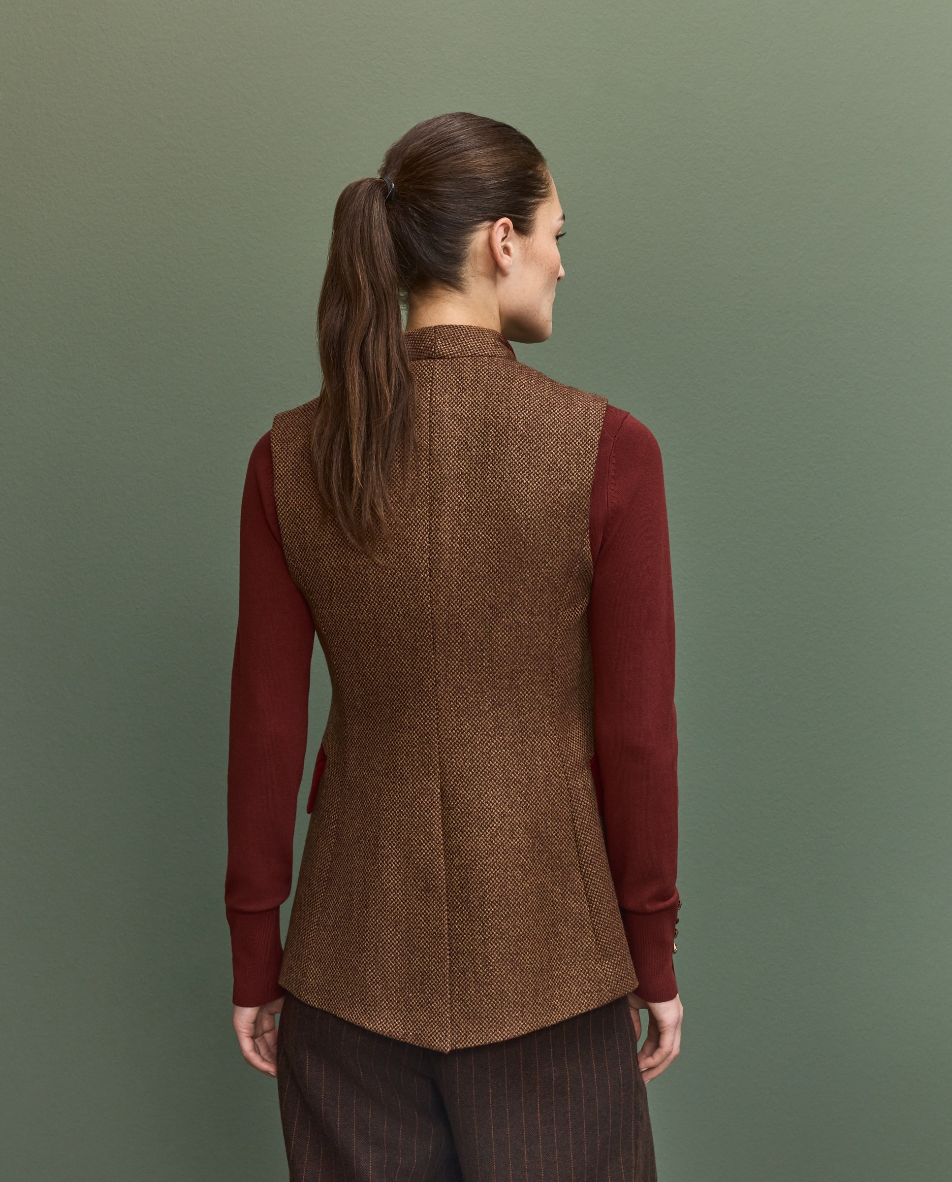 Colete de Atirador de Mulher Vermelho-3