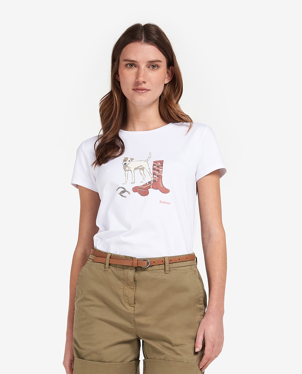 Imagen 0 de Short  de mujer chino  de barbour Kaki