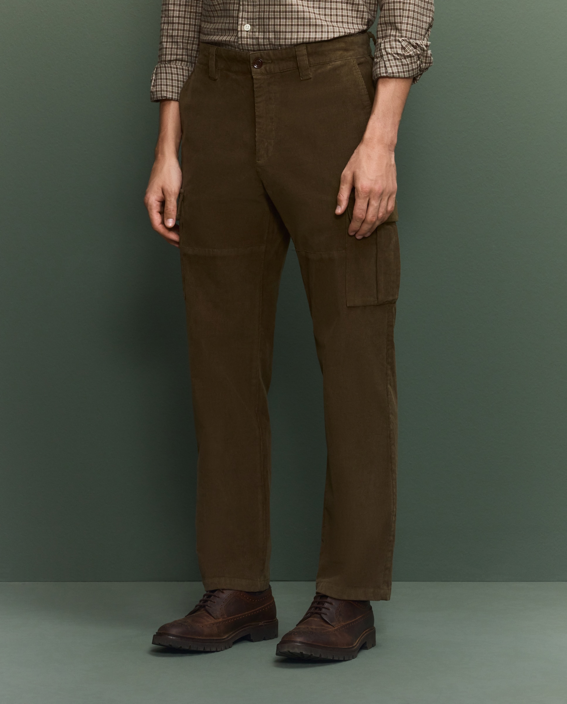 Imagen 2 de Pantalon cargo de hombre micropana - Kaki Kaki
