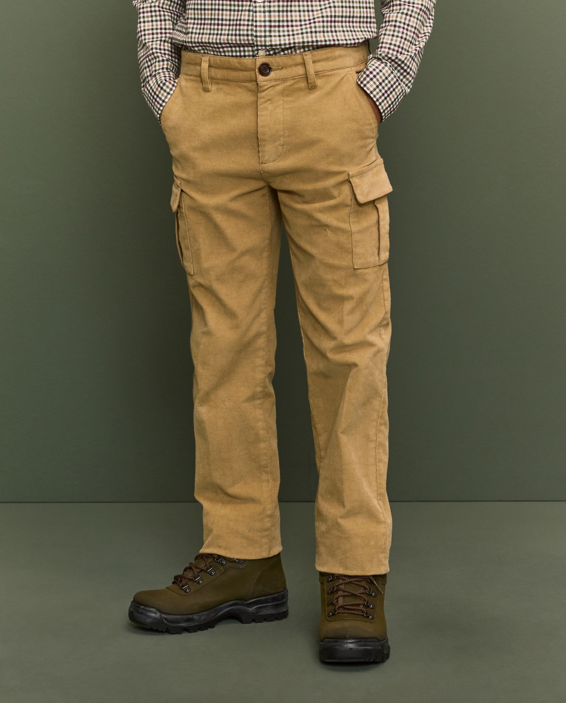 Pantalon cargo de niño micropana - Beige Beige-2