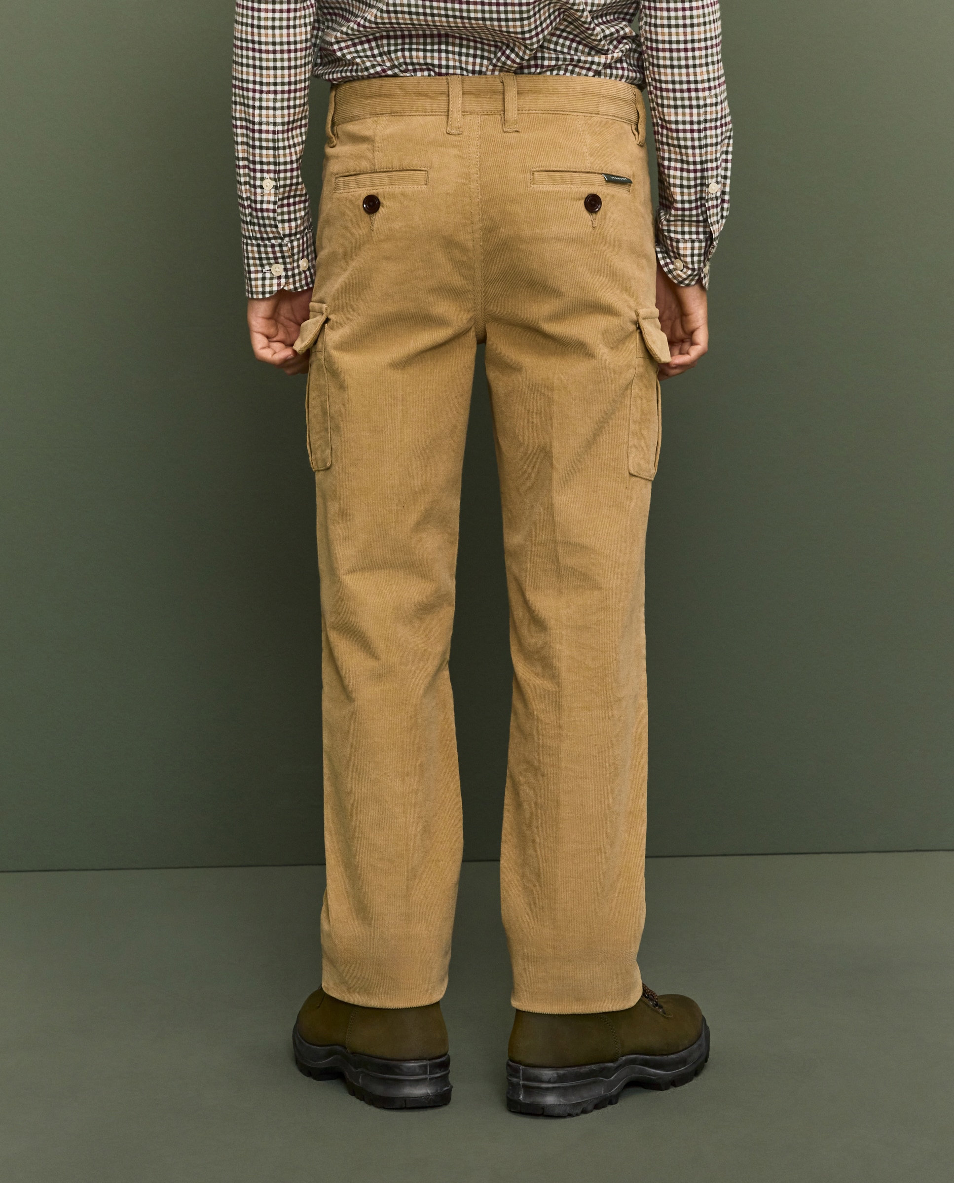 Pantalon cargo de niño micropana - Beige Beige-3
