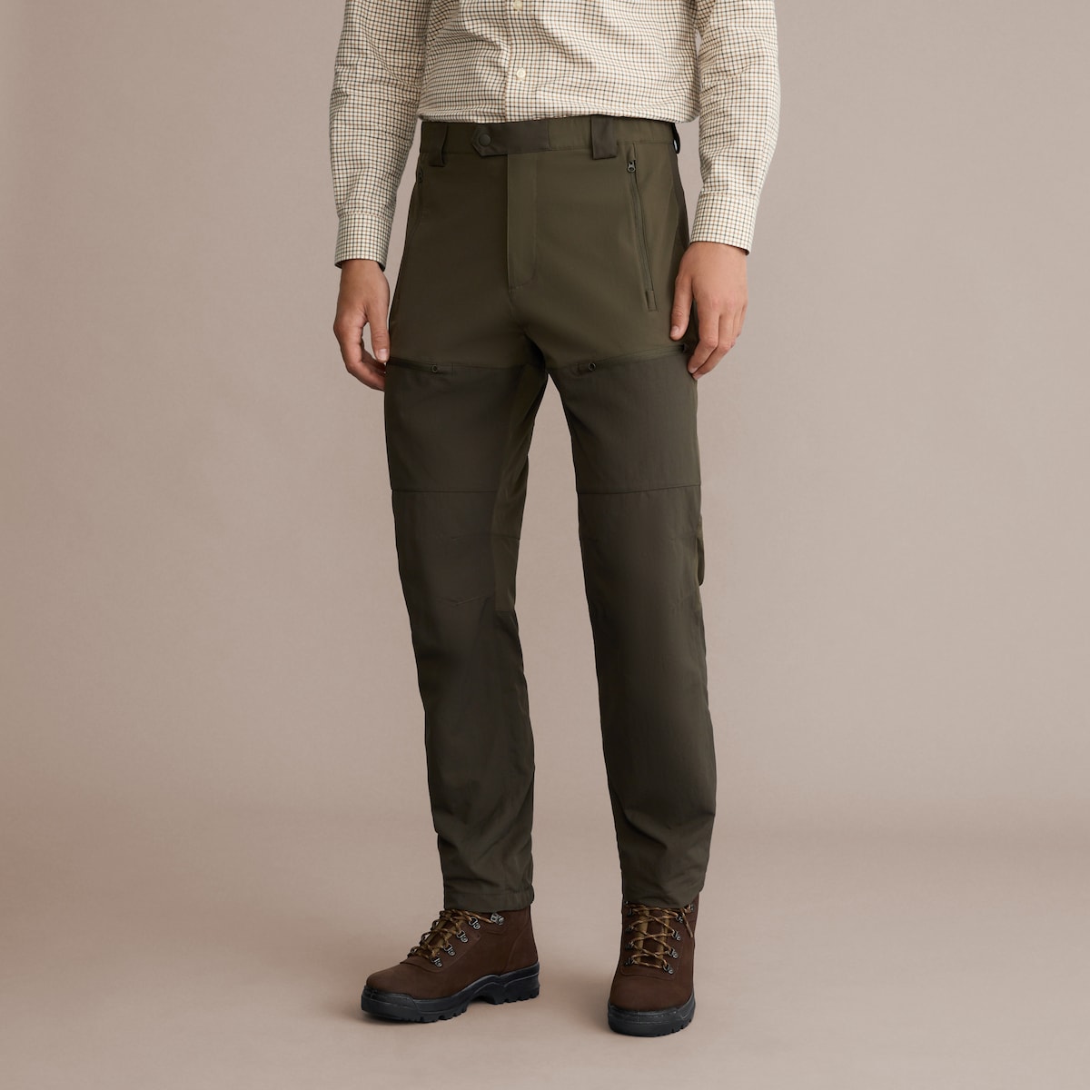 Calças Técnicas Mistas de Homem Verde-3