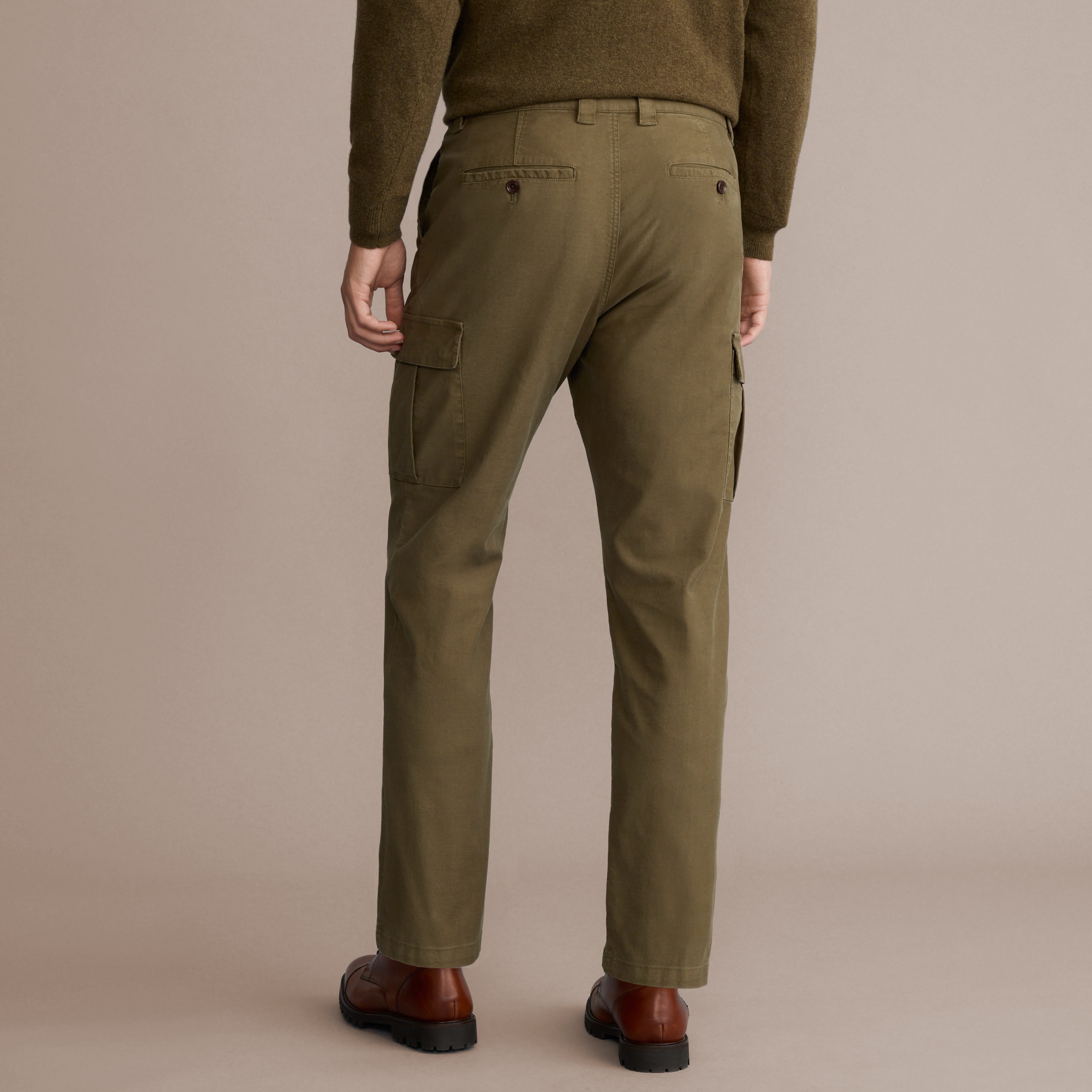 Imagen 4 de Pantalón hombre cargo algodón - Verde Verde