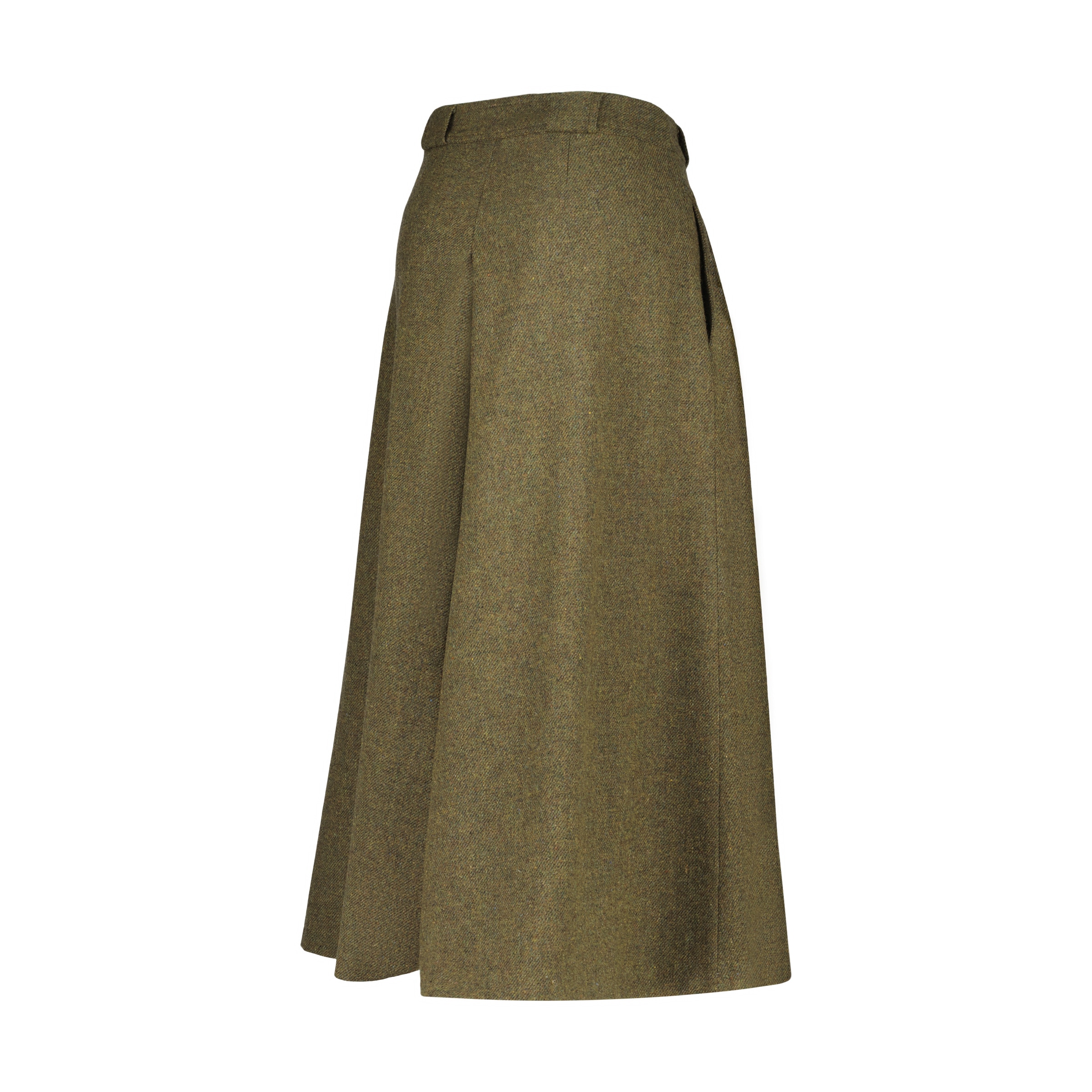 Saia-Calça Tweed de Mulher Verde-escuro-7