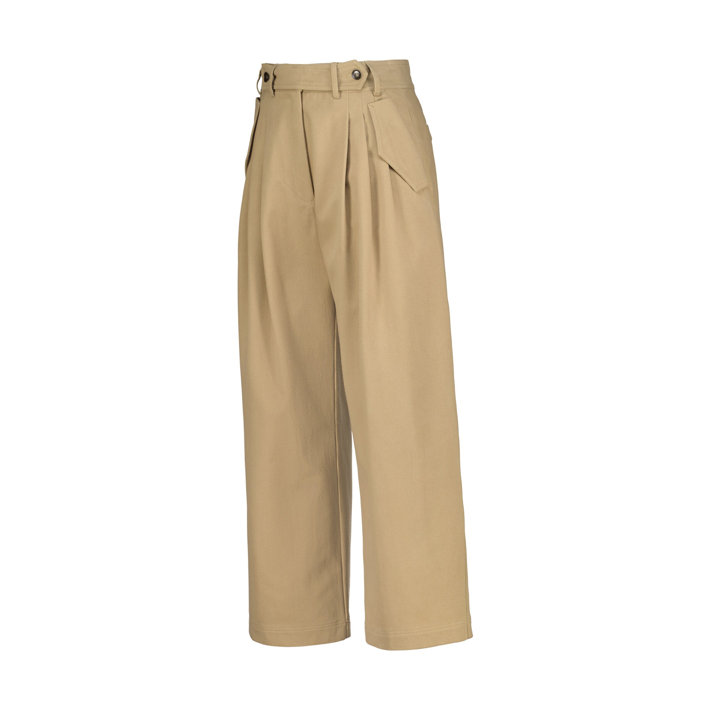 Calças Breeches de Mulher Bege-6