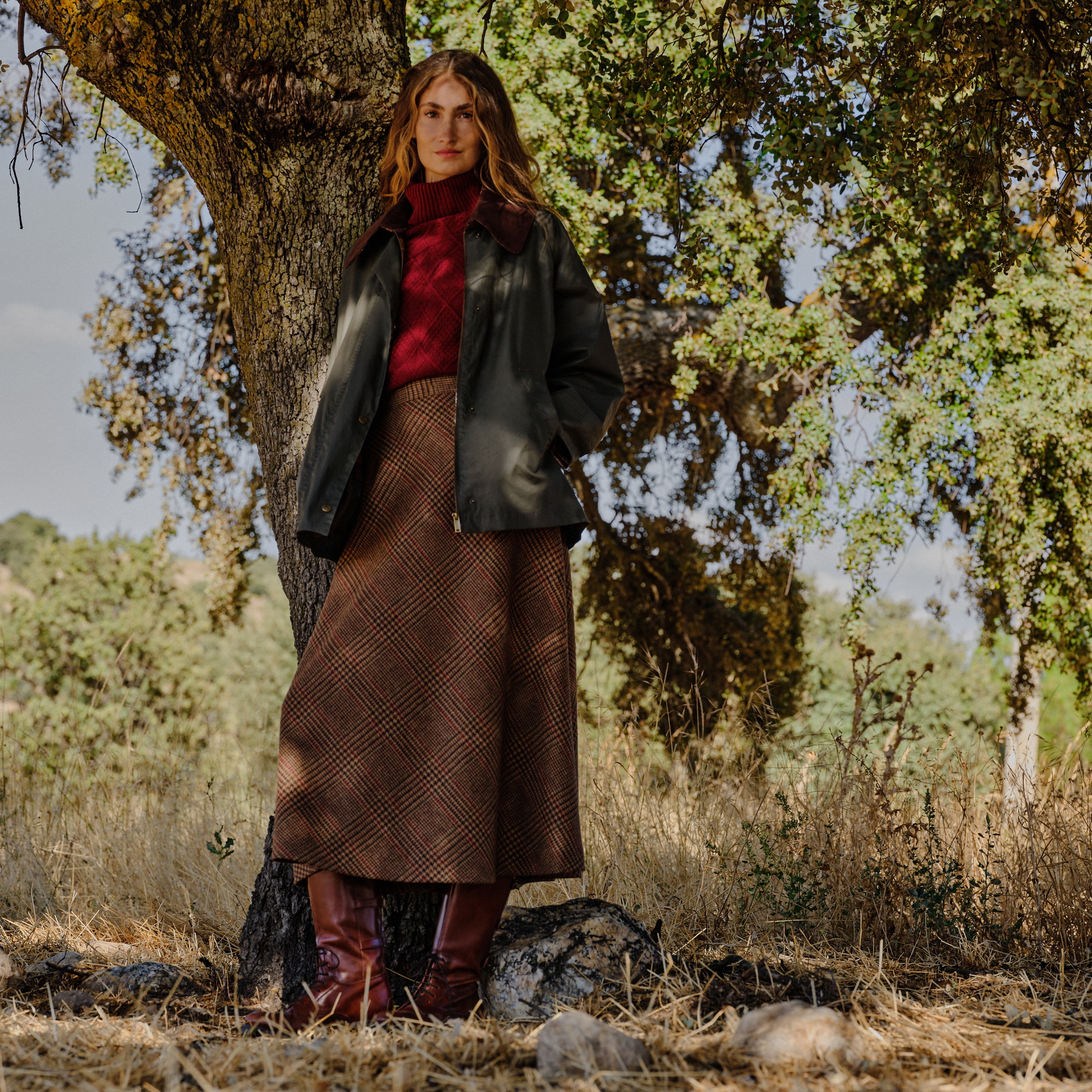 Imagem 0 de Saia aos Quadrados de Mulher