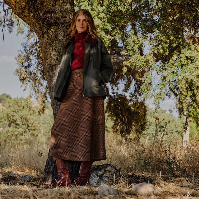 Imagem 0 de Saia aos Quadrados de Mulher