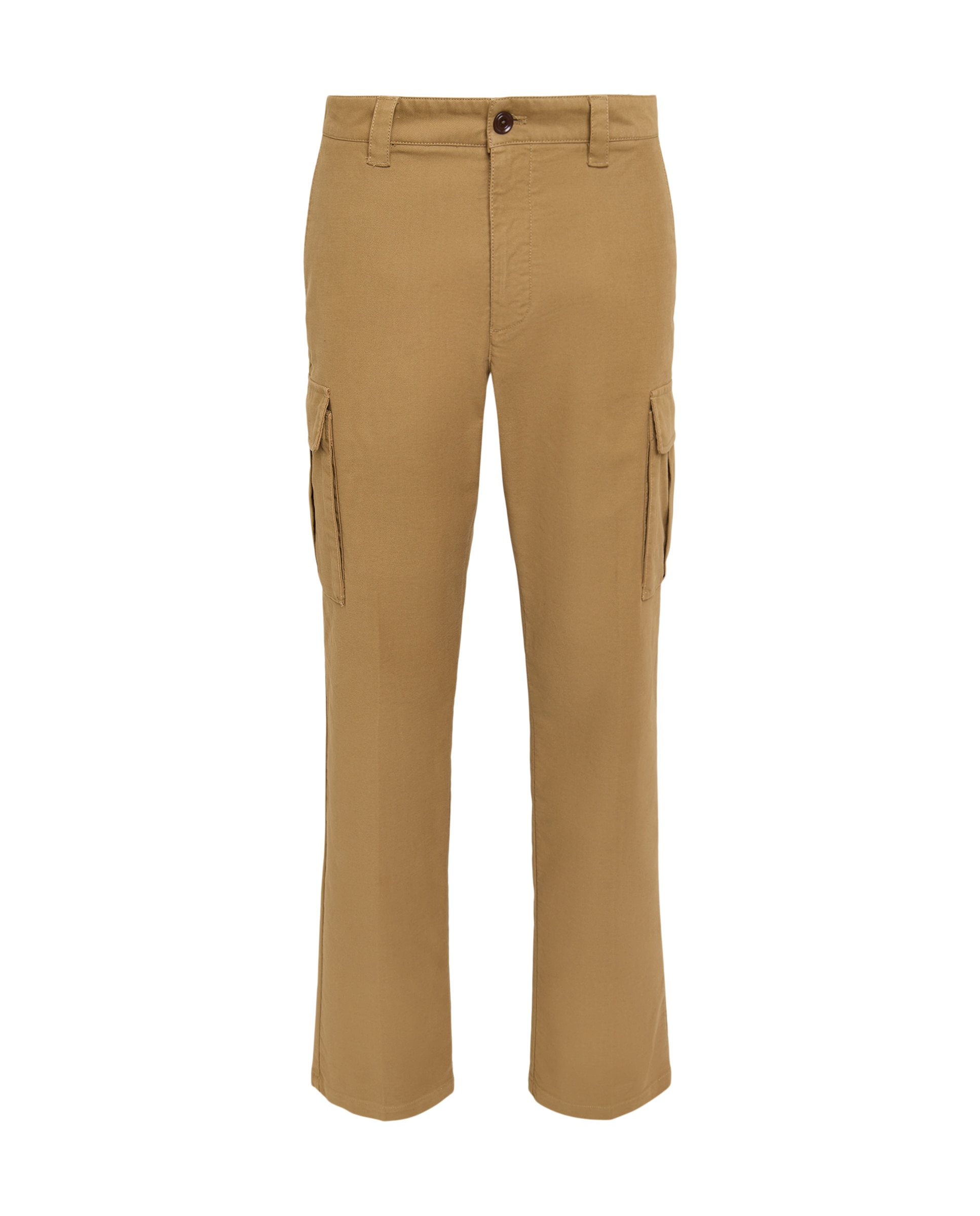 Pantalón cargo algodón de hombre - Marrón Marrón-4