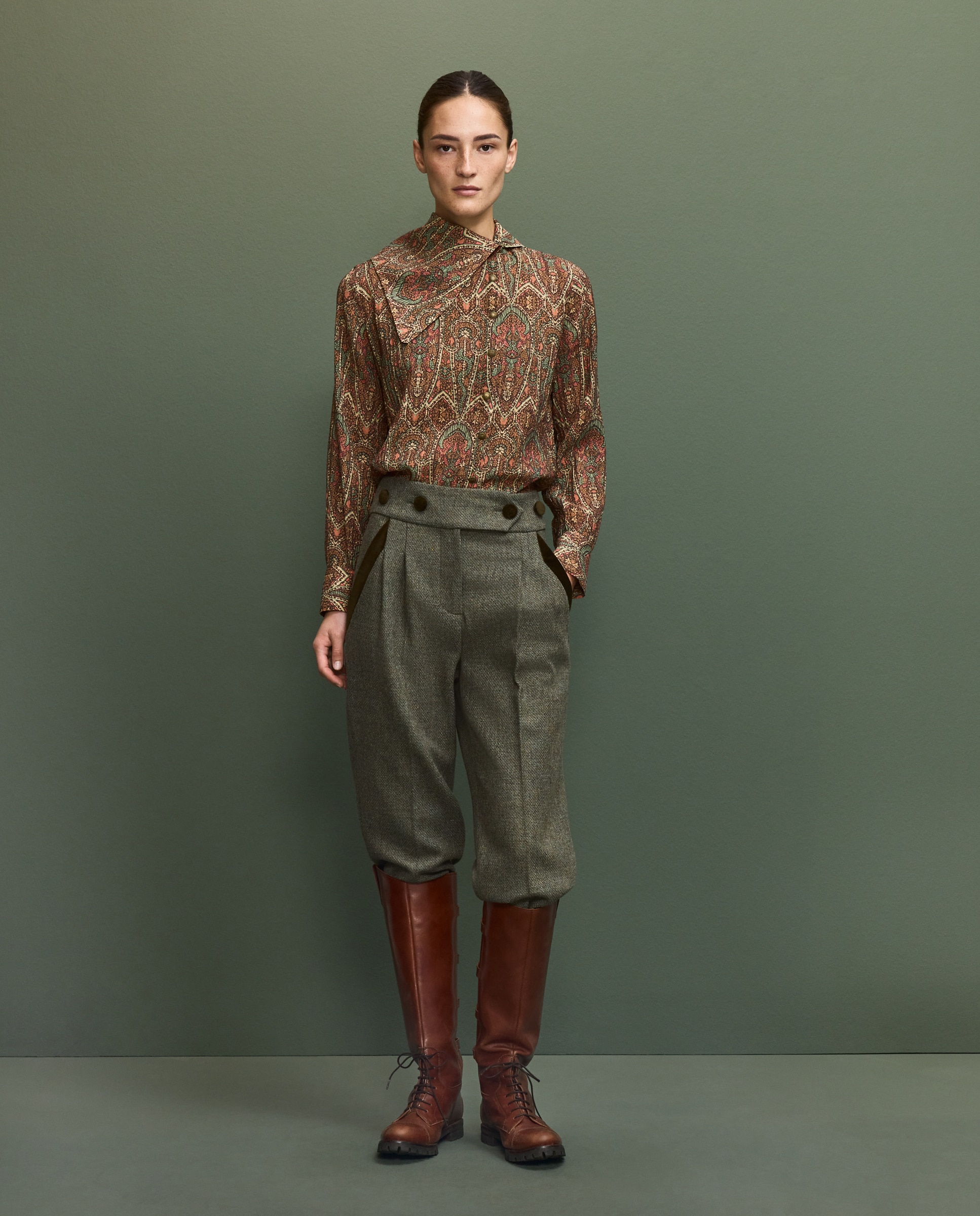 Pantalón de mujer - Verde Agua Verde Agua-1