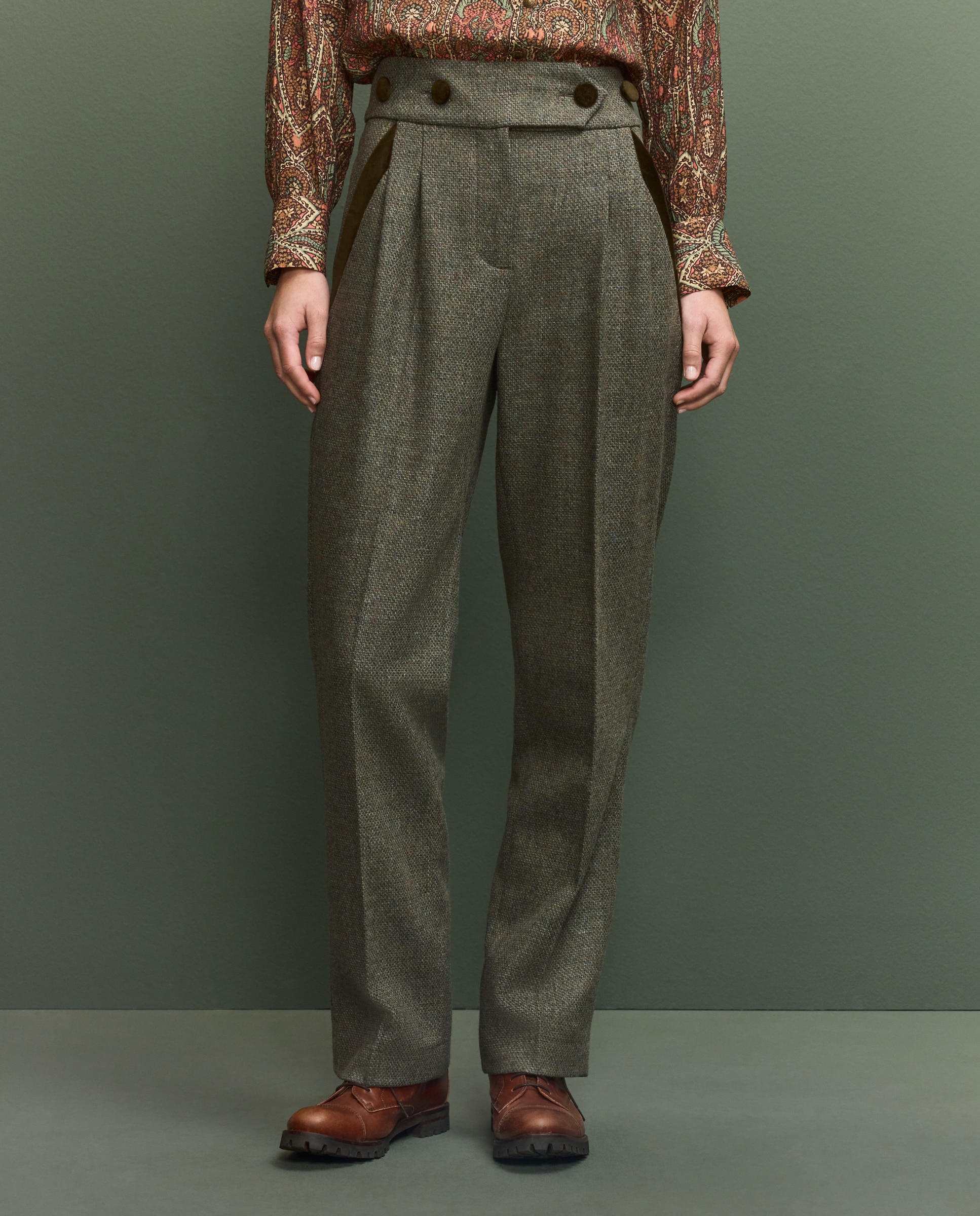Pantalón de mujer - Verde Agua Verde Agua-2