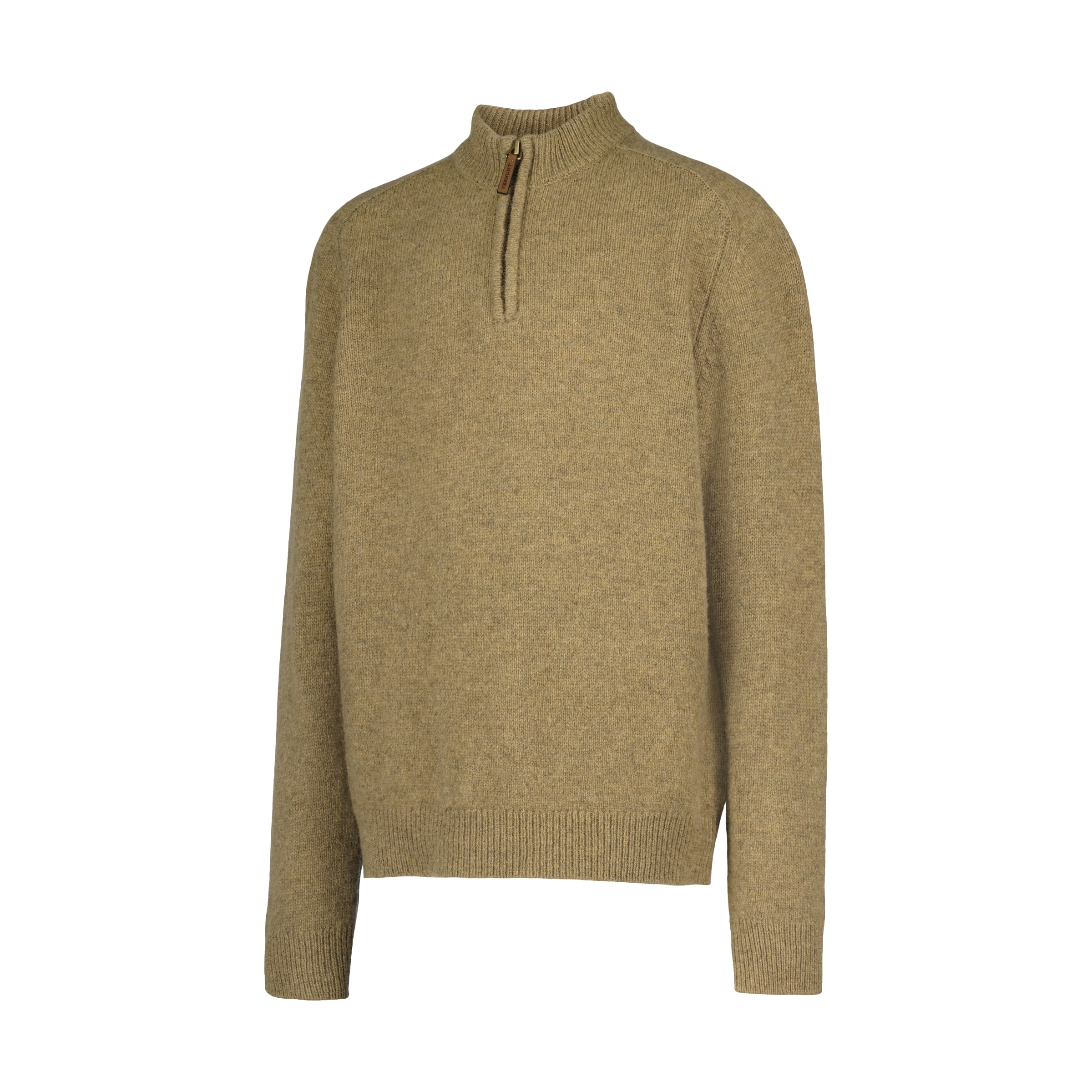 Camisola de Malha de Menino com Fecho de Correr Médio Bege-5