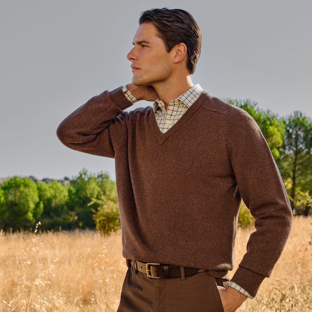 Imagen 0 de Jersey pico lambswool hombre